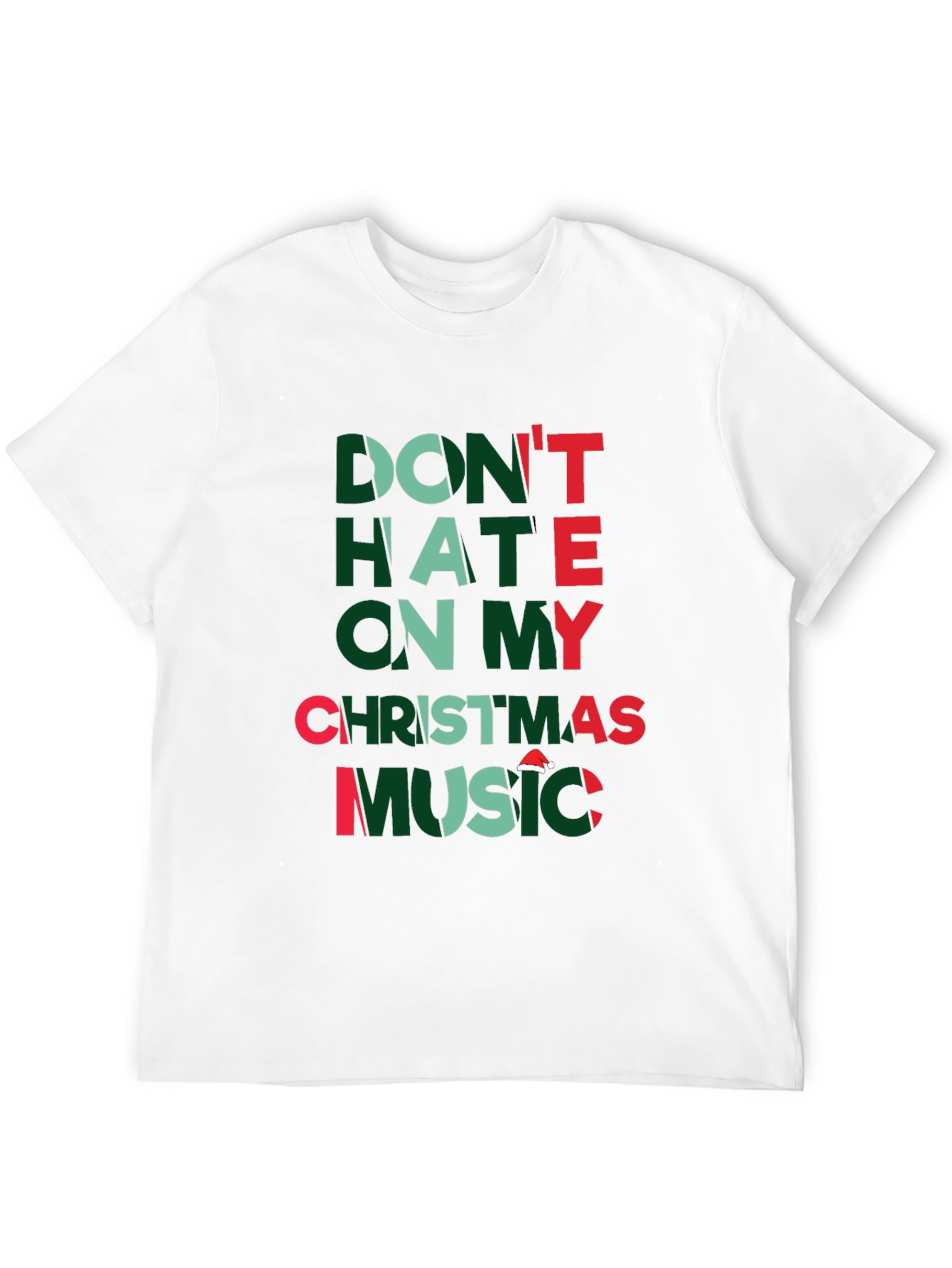 Dont Hate Christmas Music Graphic T-Shirt