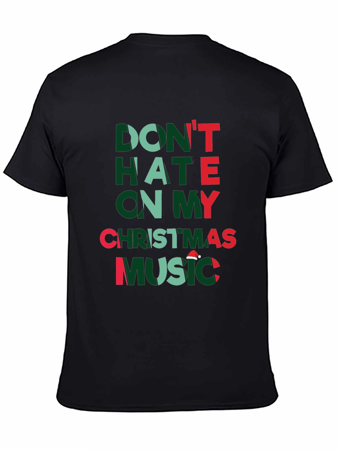 Dont Hate Christmas Music Graphic T-Shirt