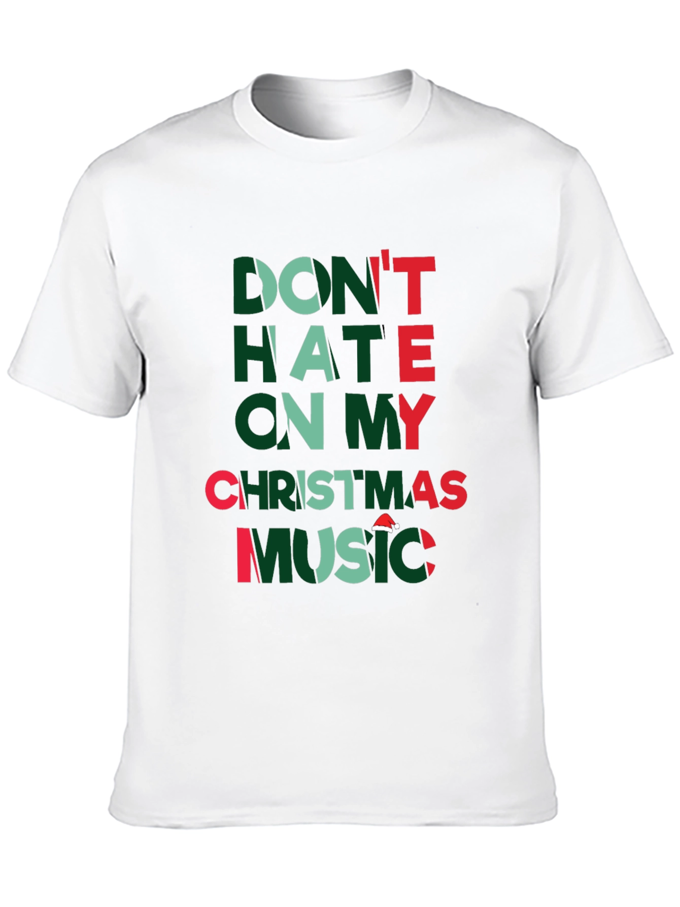 Dont Hate Christmas Music Graphic T-Shirt