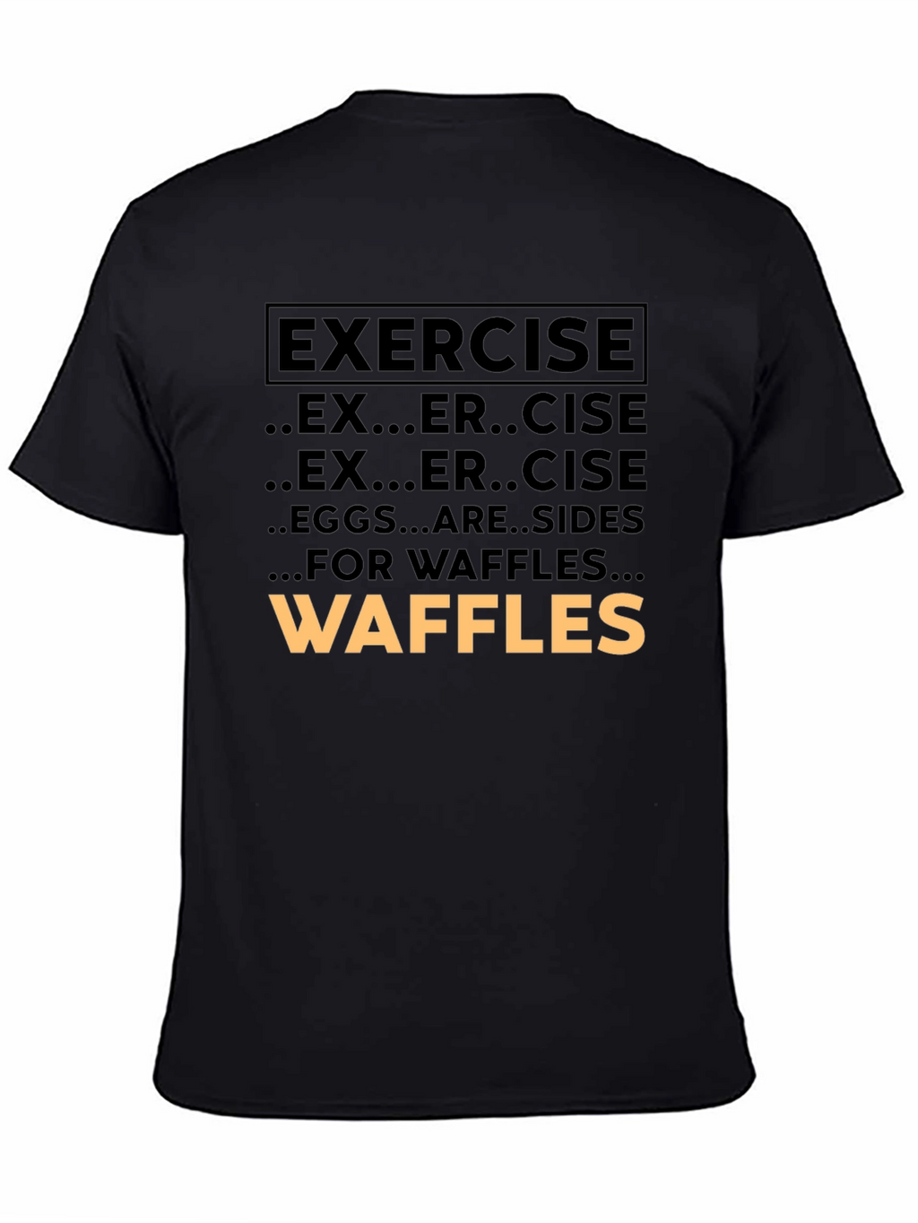 Exercise Waffles Graphic Tee