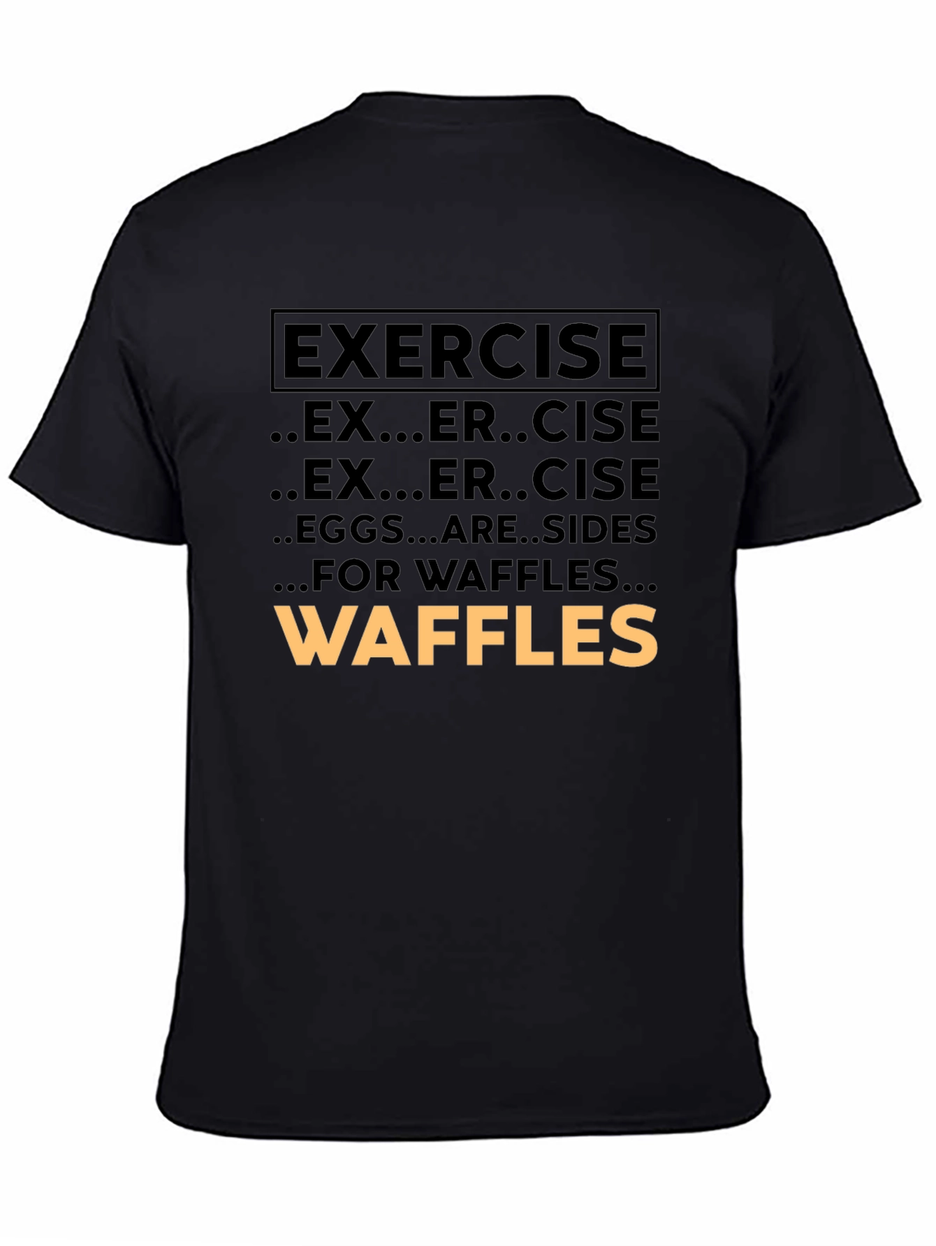 Exercise Waffles Graphic Tee
