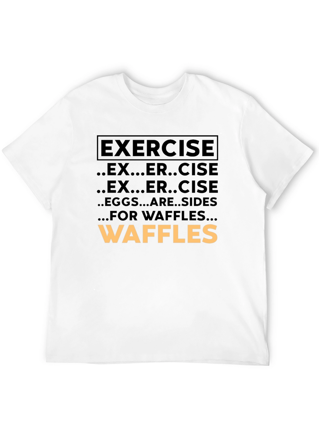 Exercise Waffles Graphic Tee