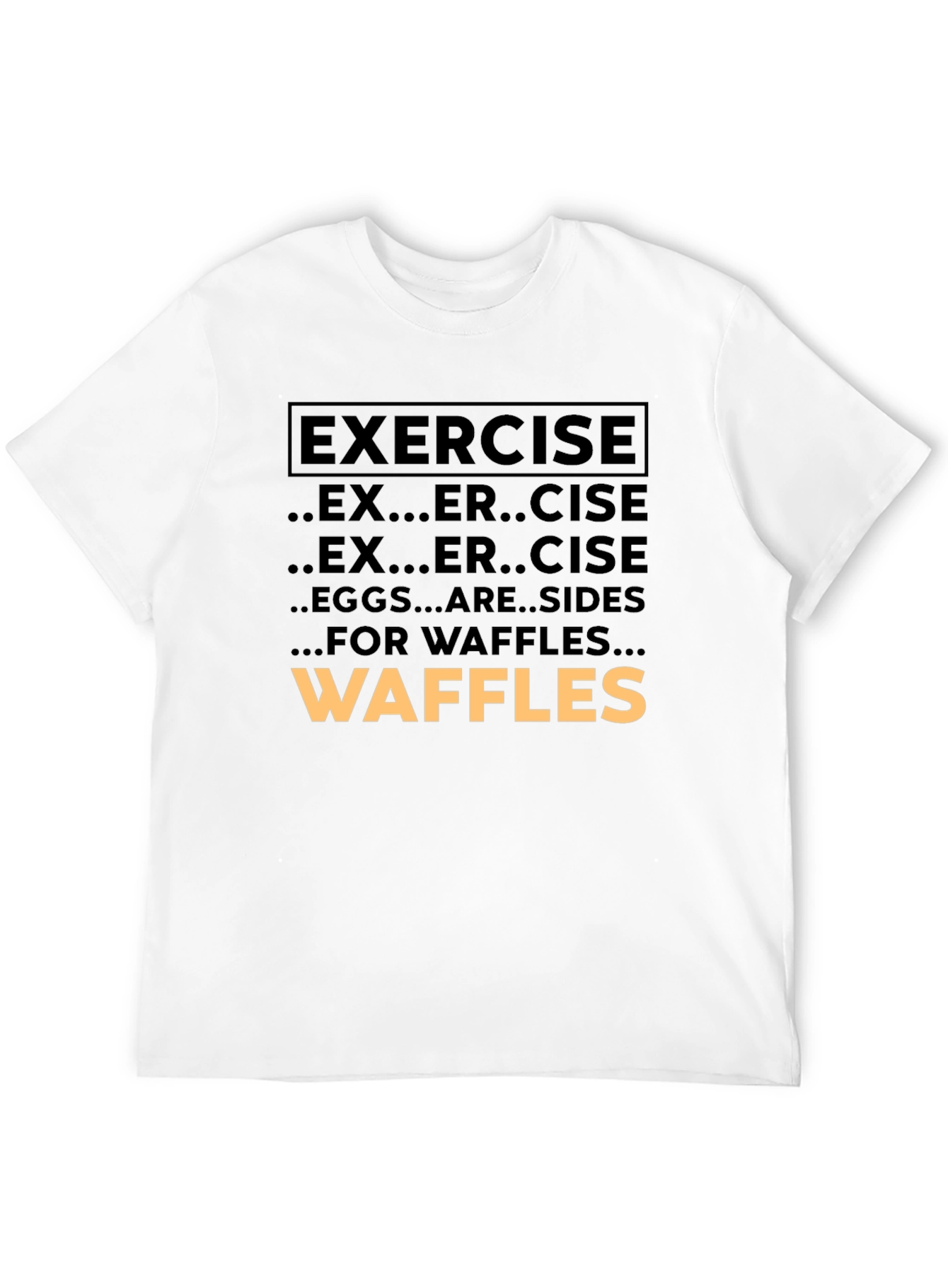 Exercise Waffles Graphic Tee