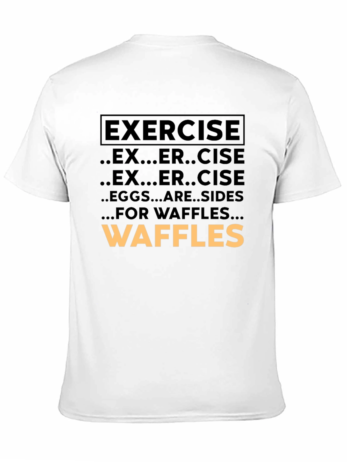 Exercise Waffles Graphic Tee