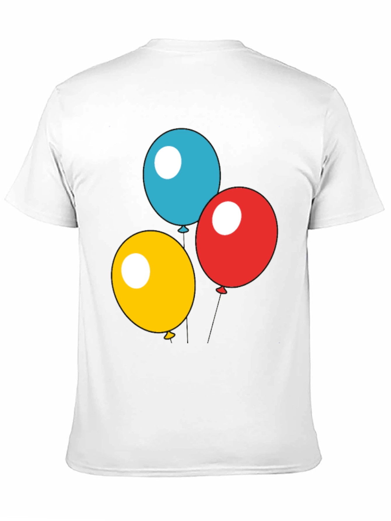 Balloon Trio Black T-Shirt - Fun Graphic Tee
