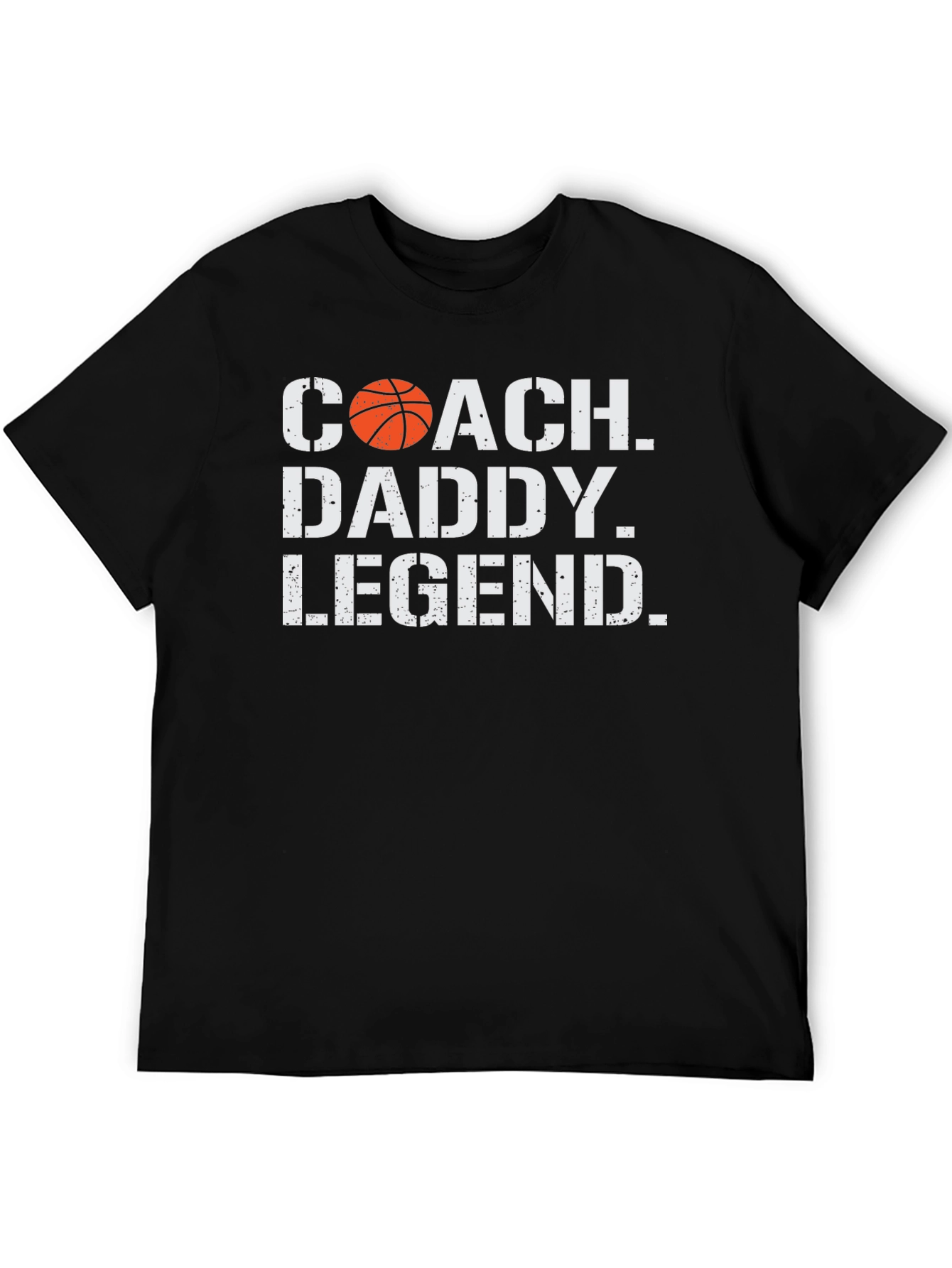 Coach Daddy Legend T-Shirt - Basketball Dad Gift
