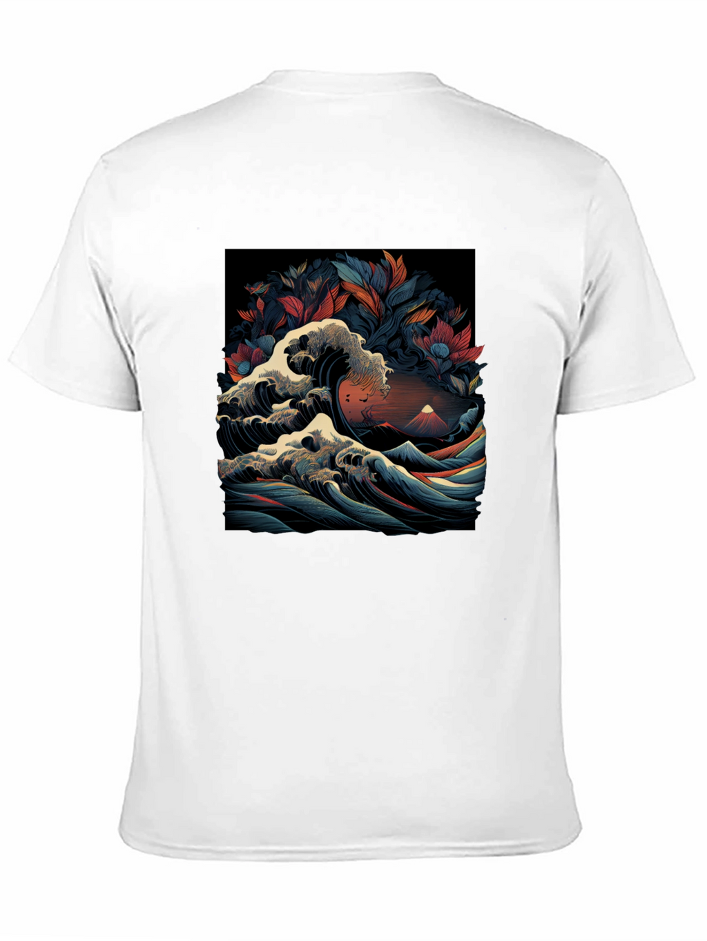 Great Wave Graphic Tee - Artistic Menswear