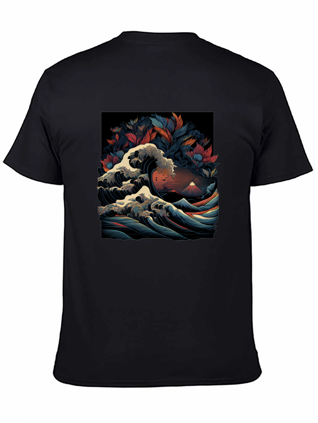 Great Wave Graphic Tee - Artistic Menswear