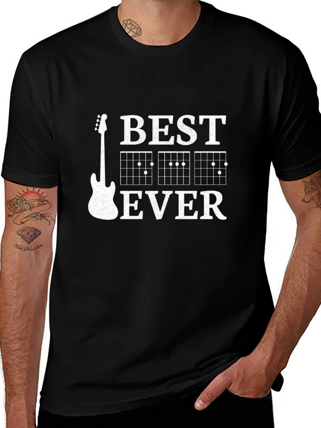 Best Guitar Ever Graphic Tee - Black