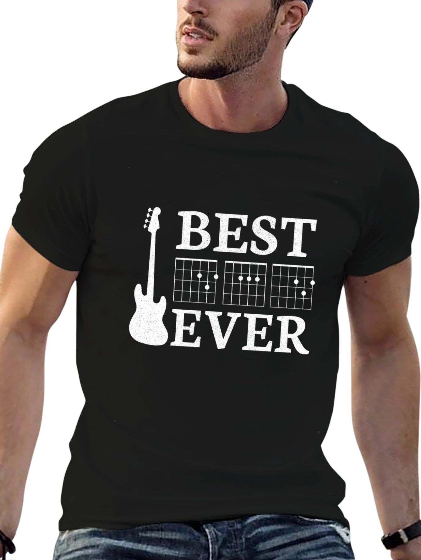 Best Guitar Ever Graphic Tee - Black