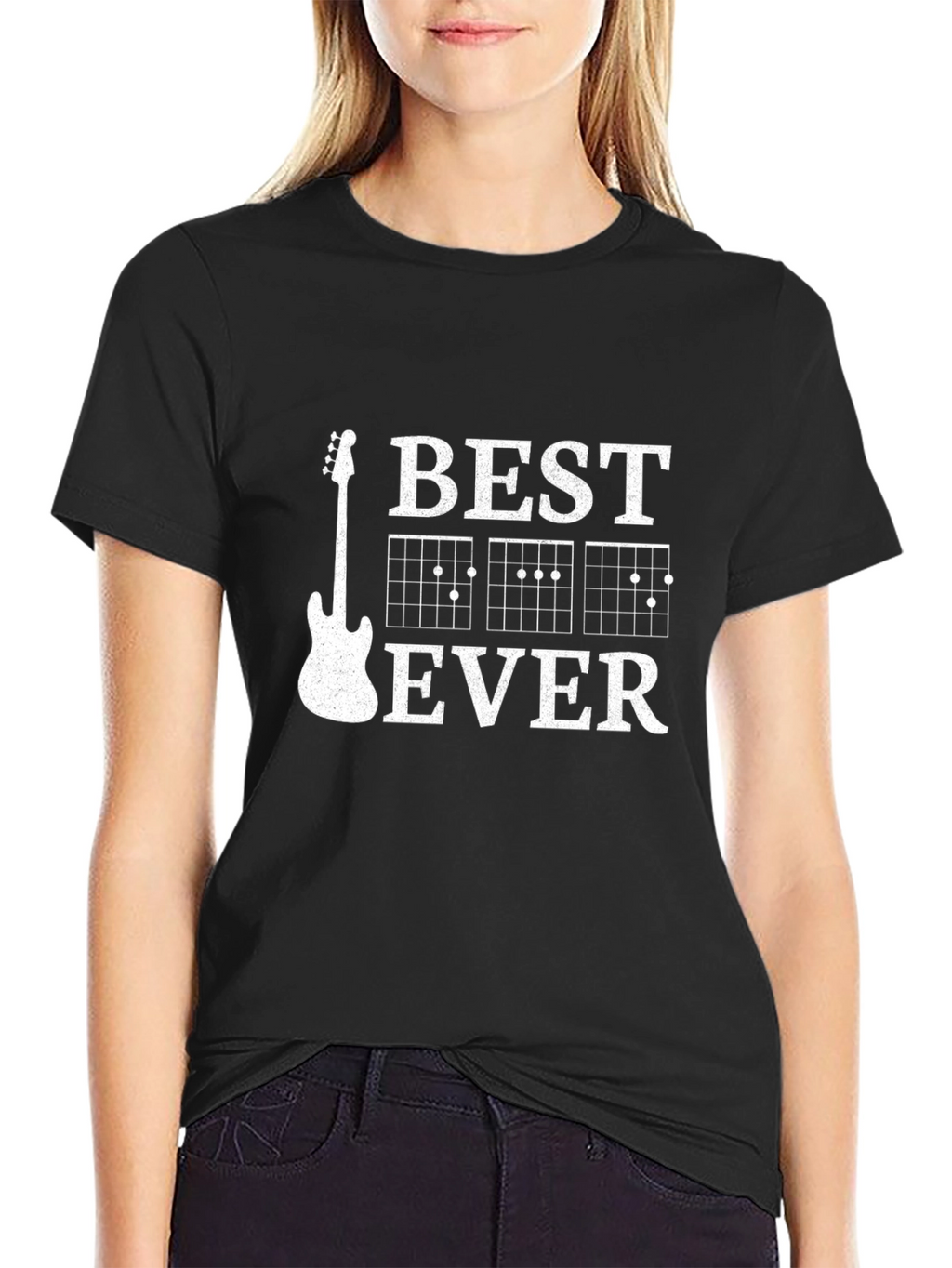 Best Guitar Ever Graphic Tee - Black