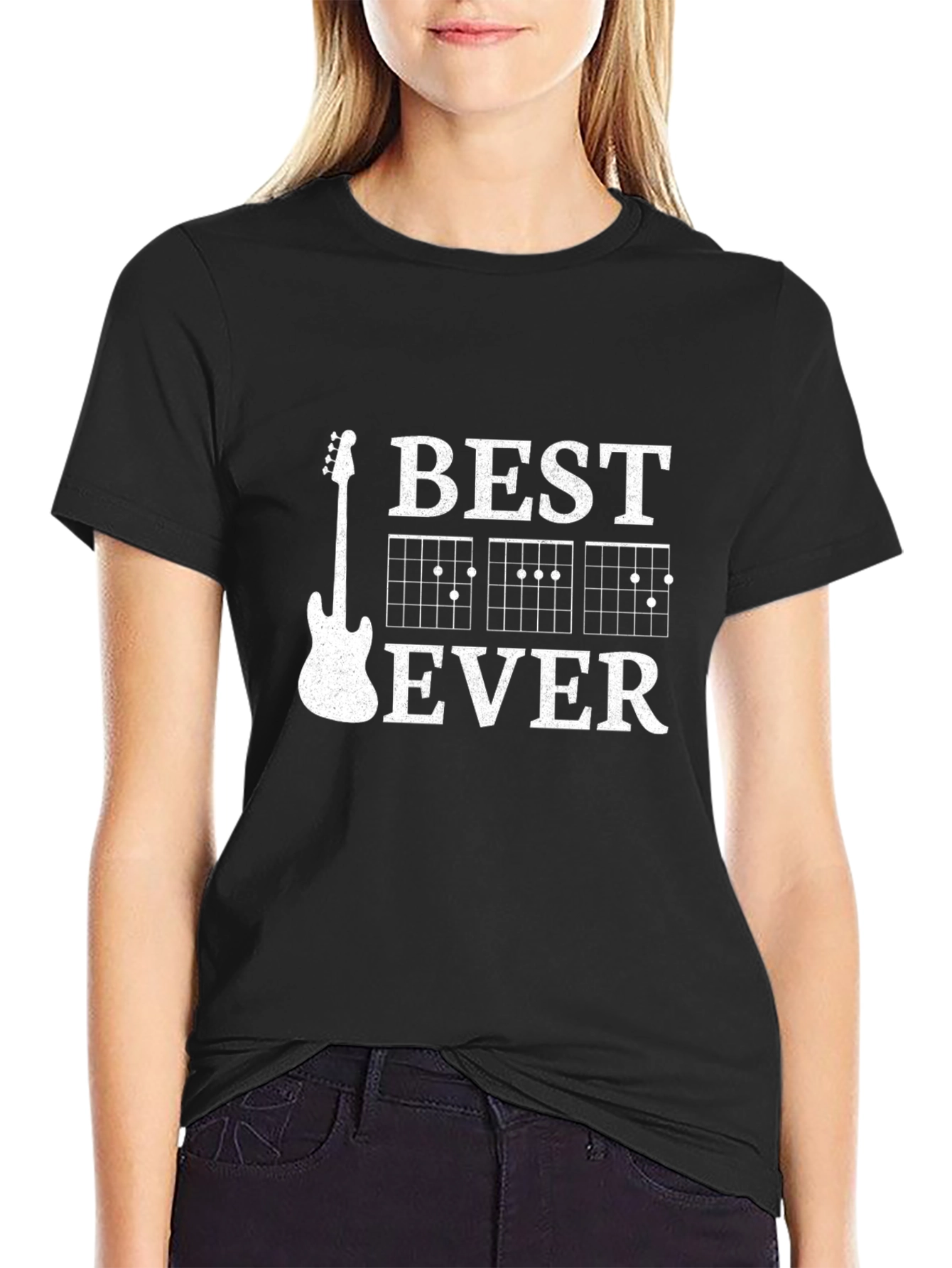 Best Guitar Ever Graphic Tee - Black