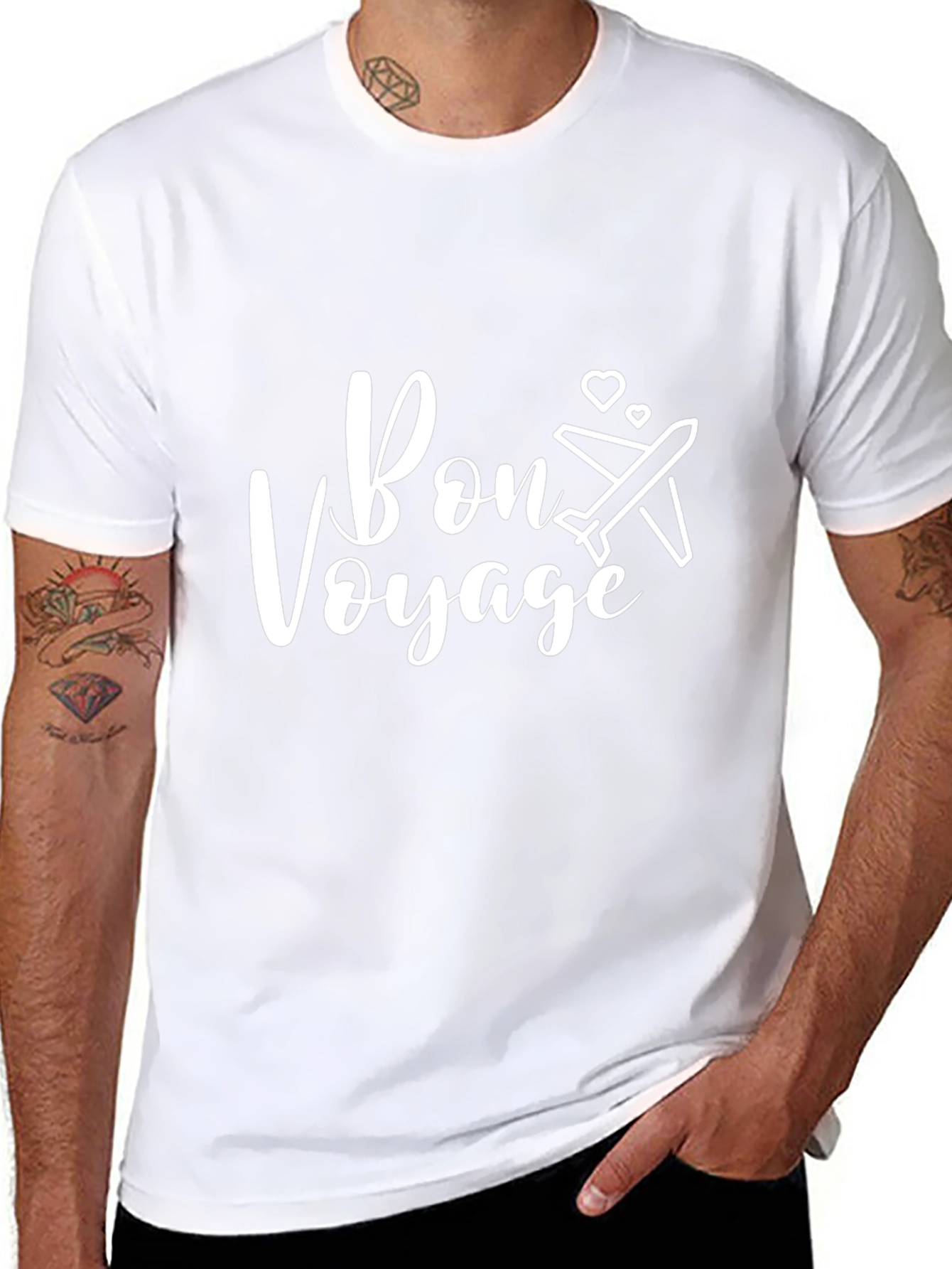 Bon Voyage Graphic Tee - Travel T-Shirt
