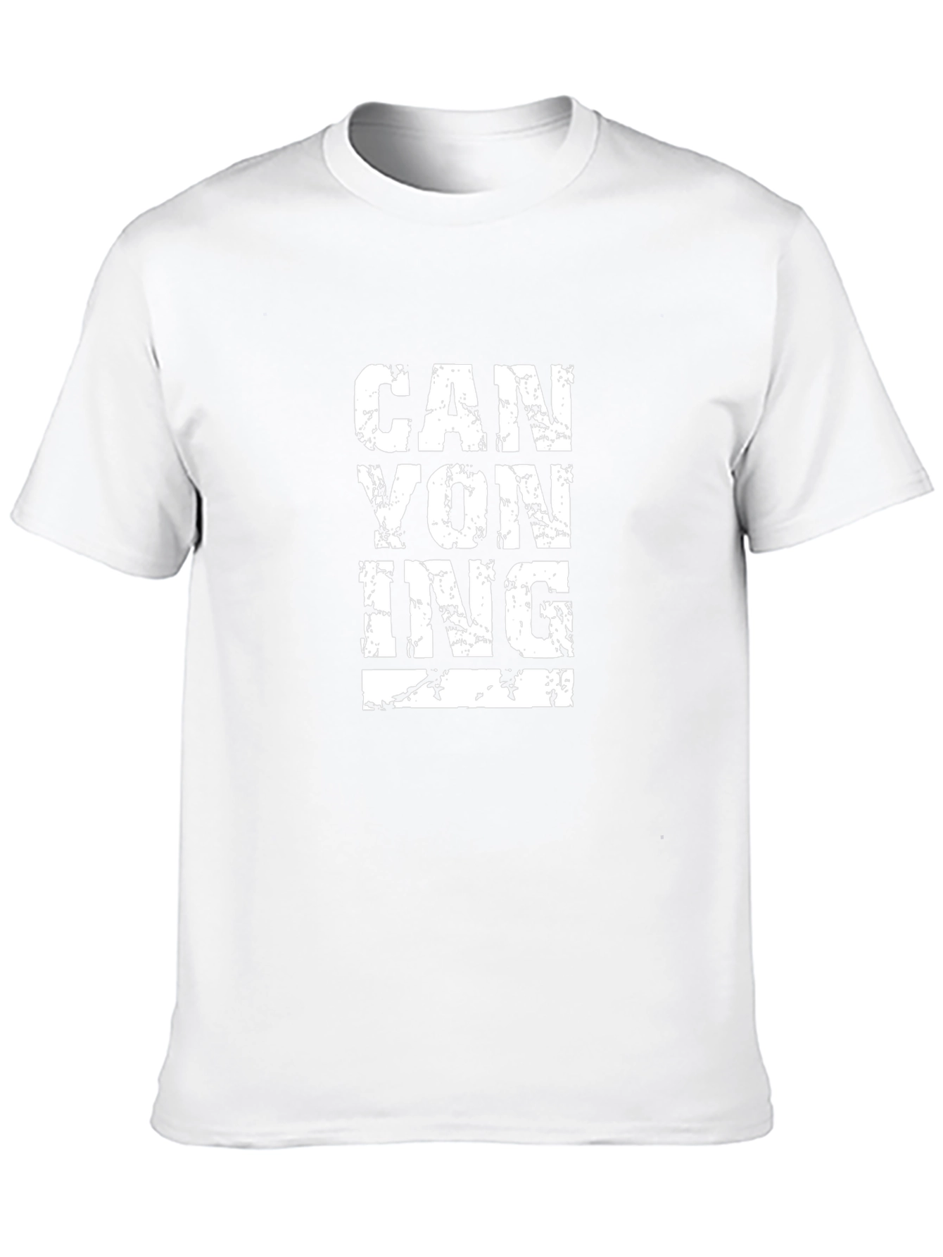Canyoning Black T-Shirt - Adventure Ready Style