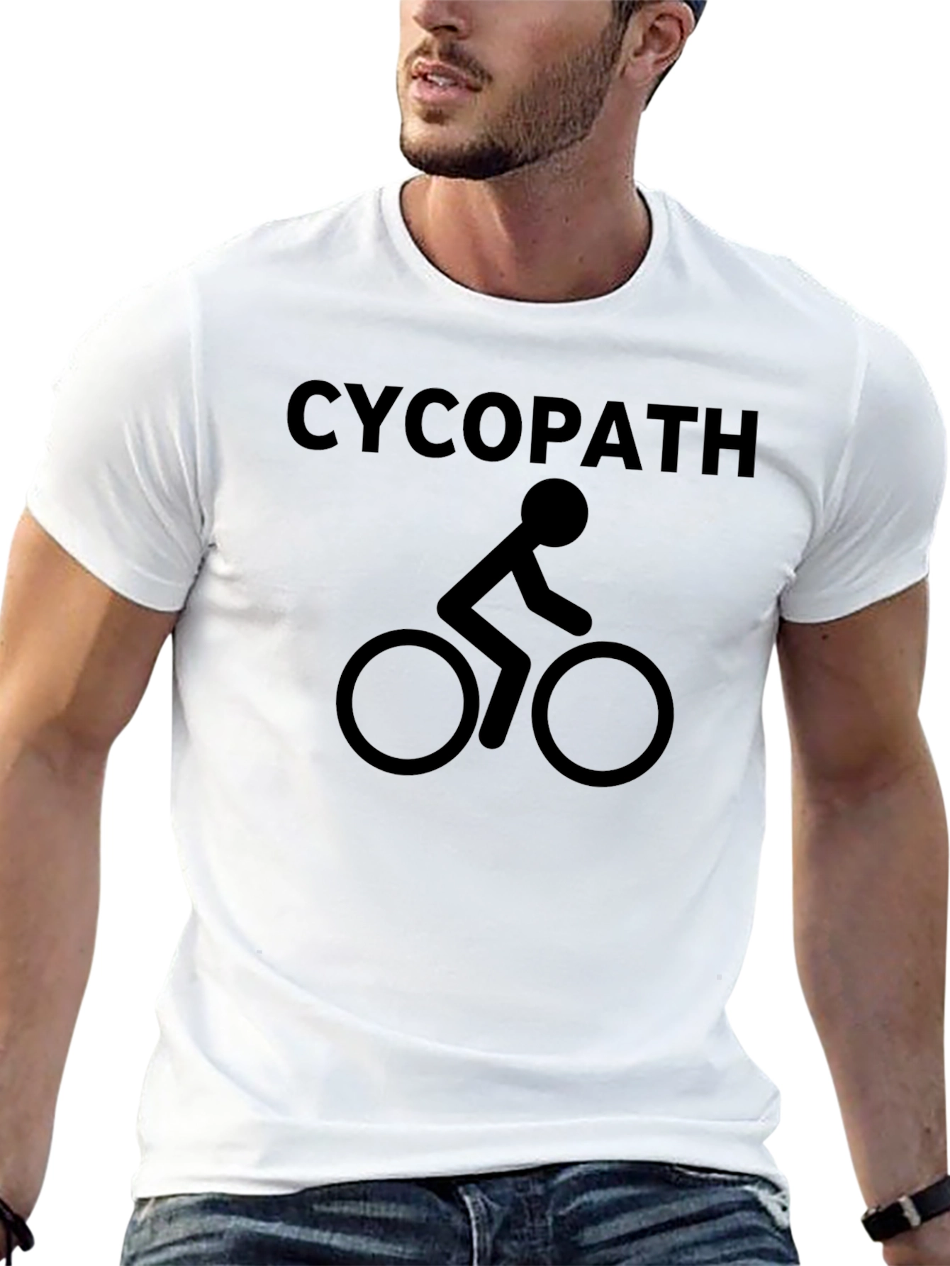 Cycopath T-Shirt - Funny Cycling Humor Tee