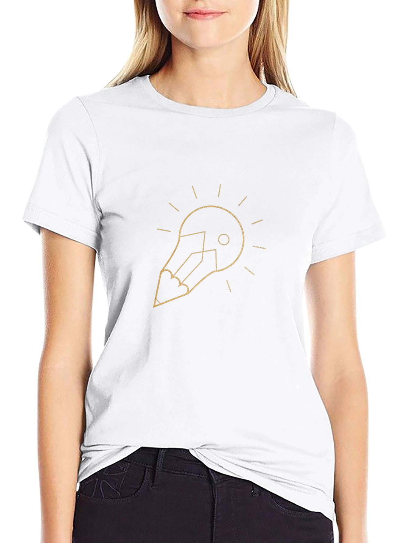 Creative Idea T-Shirt - Pencil Lightbulb Design