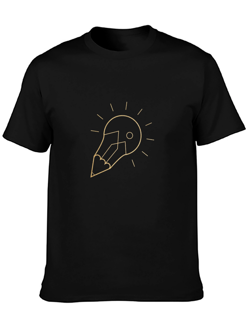 Creative Idea T-Shirt - Pencil Lightbulb Design