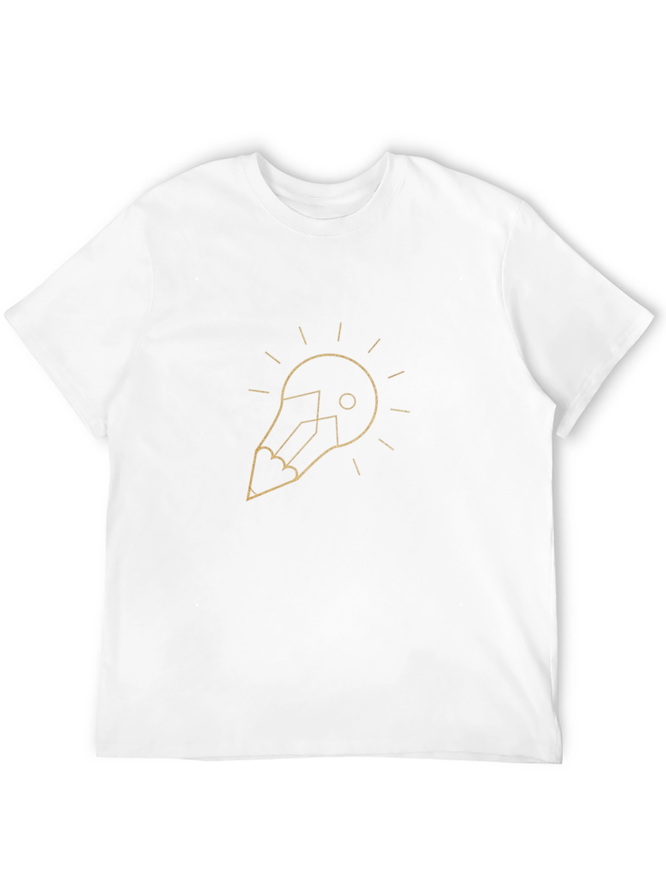 Creative Idea T-Shirt - Pencil Lightbulb Design