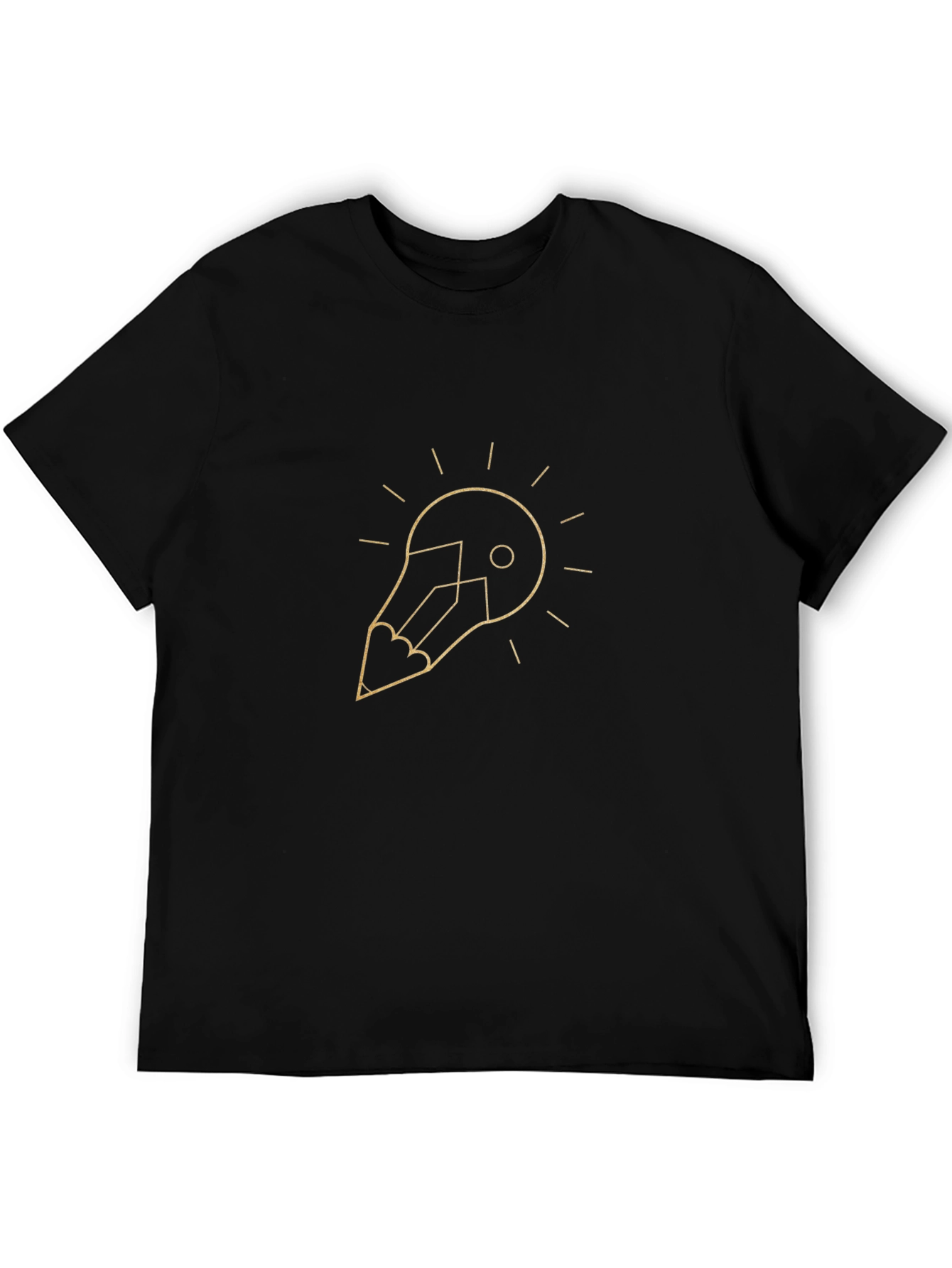Creative Idea T-Shirt - Pencil Lightbulb Design