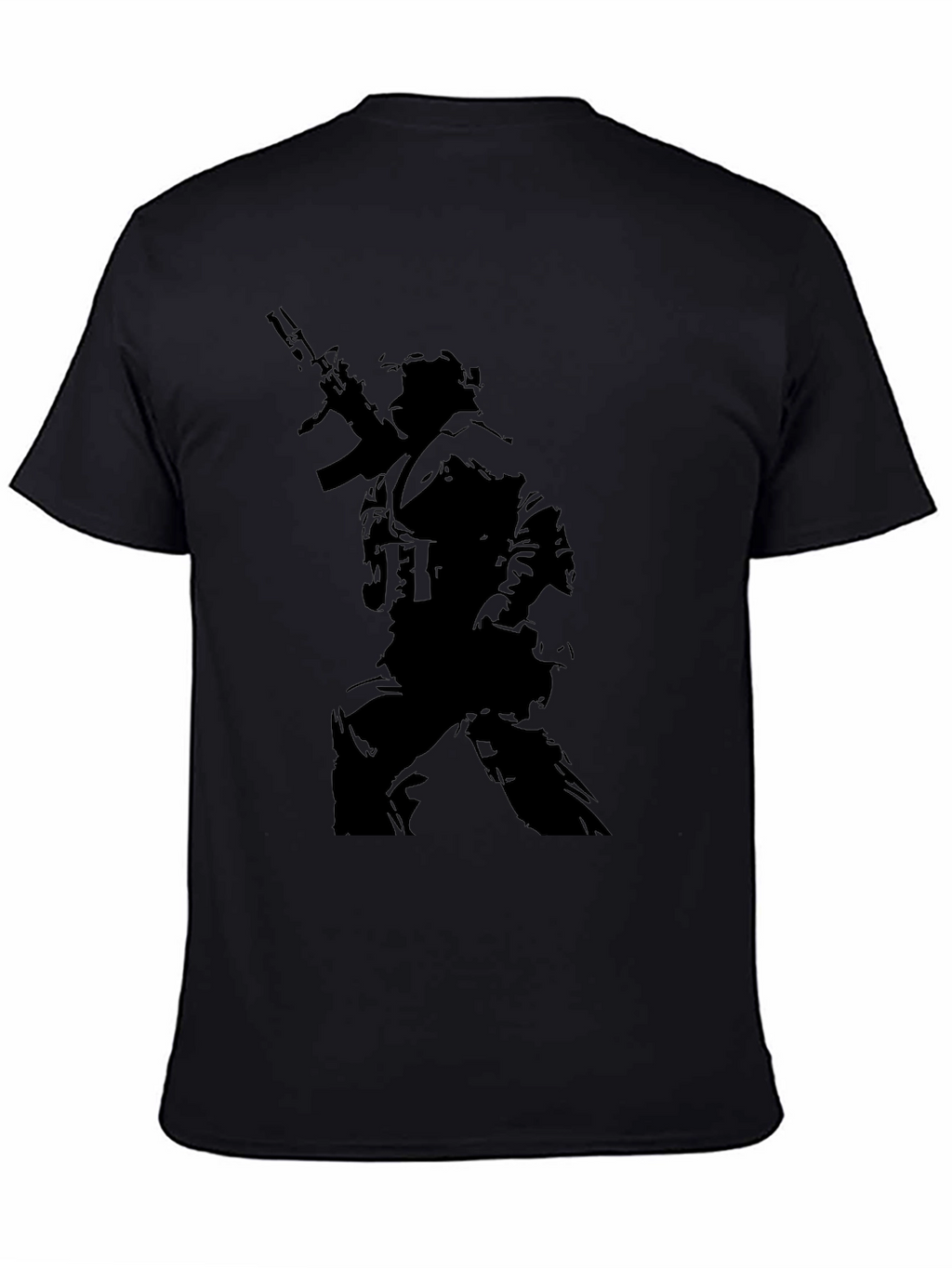Tactical Warrior Graphic Tee - Black