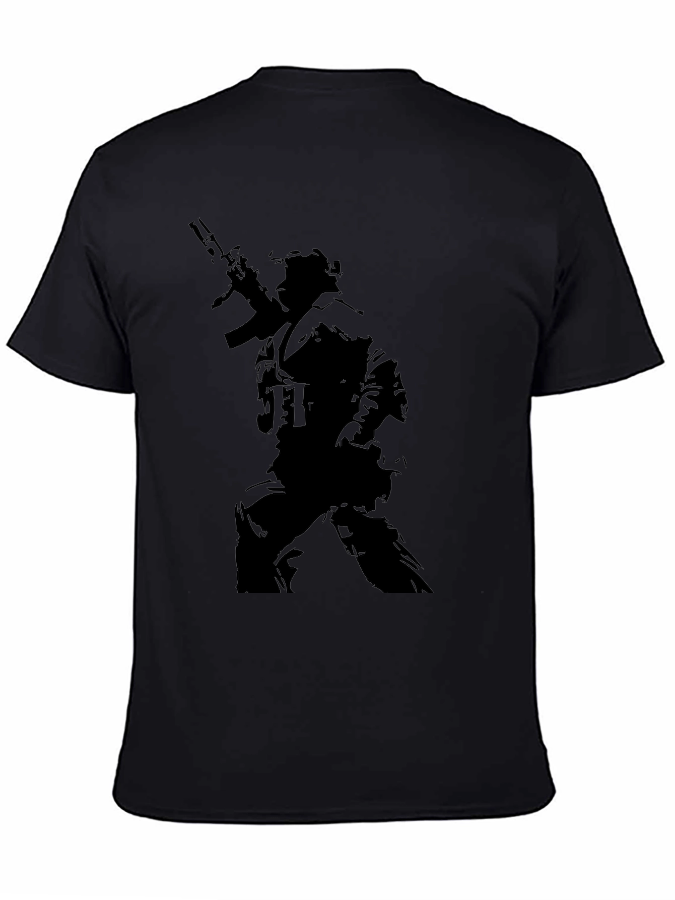 Tactical Warrior Graphic Tee - Black