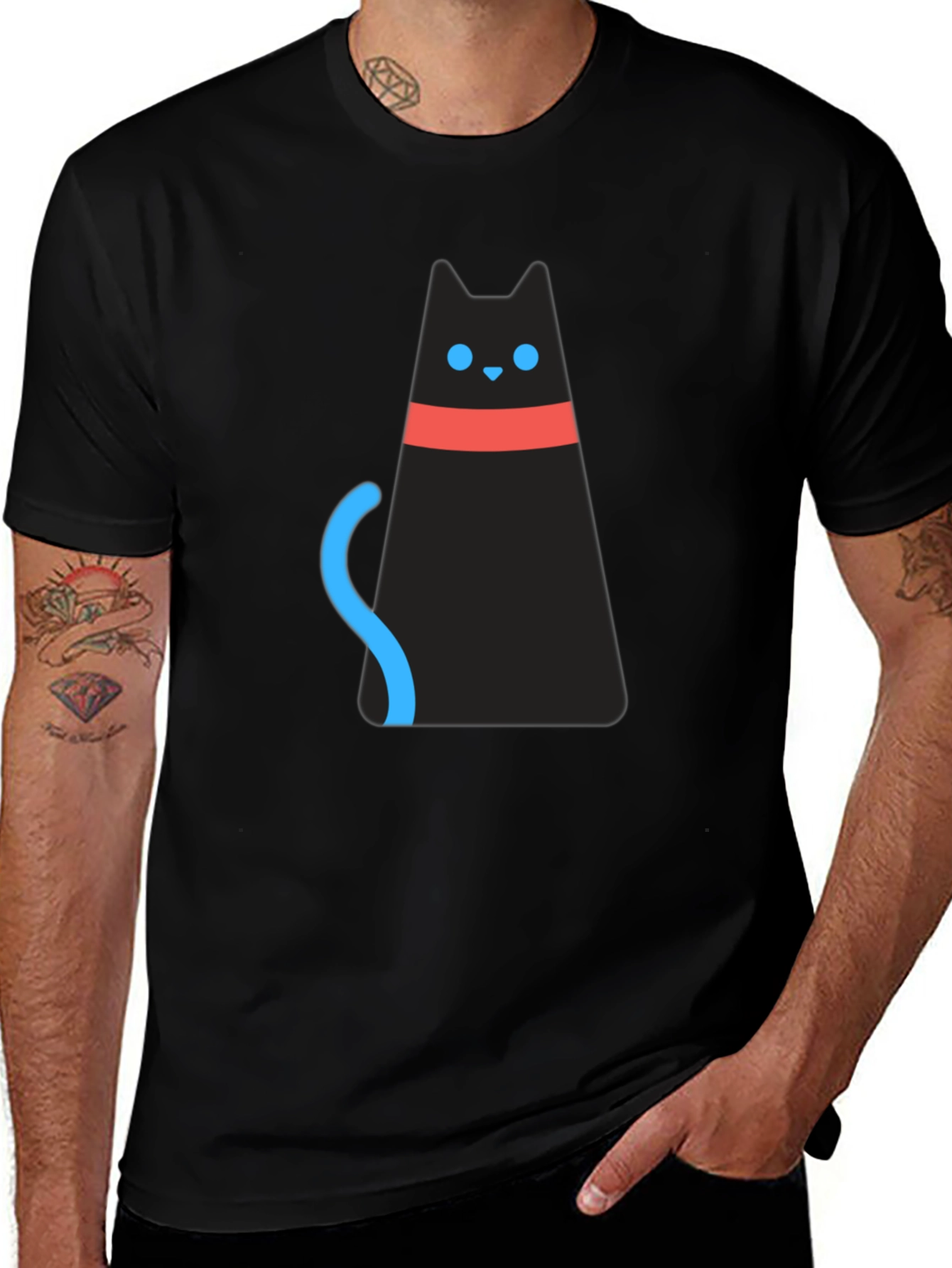 Cool Cat Graphic T-Shirt - Stylish Casual Wear