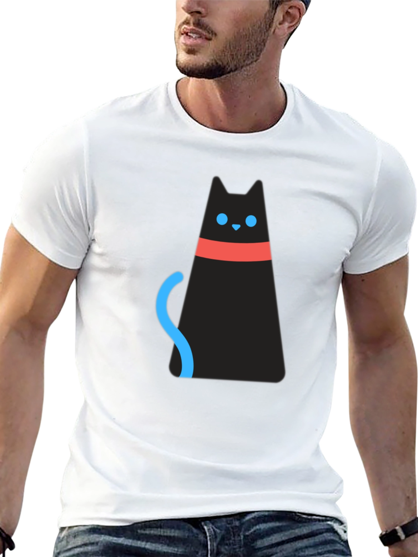 Cool Cat Graphic T-Shirt - Stylish Casual Wear