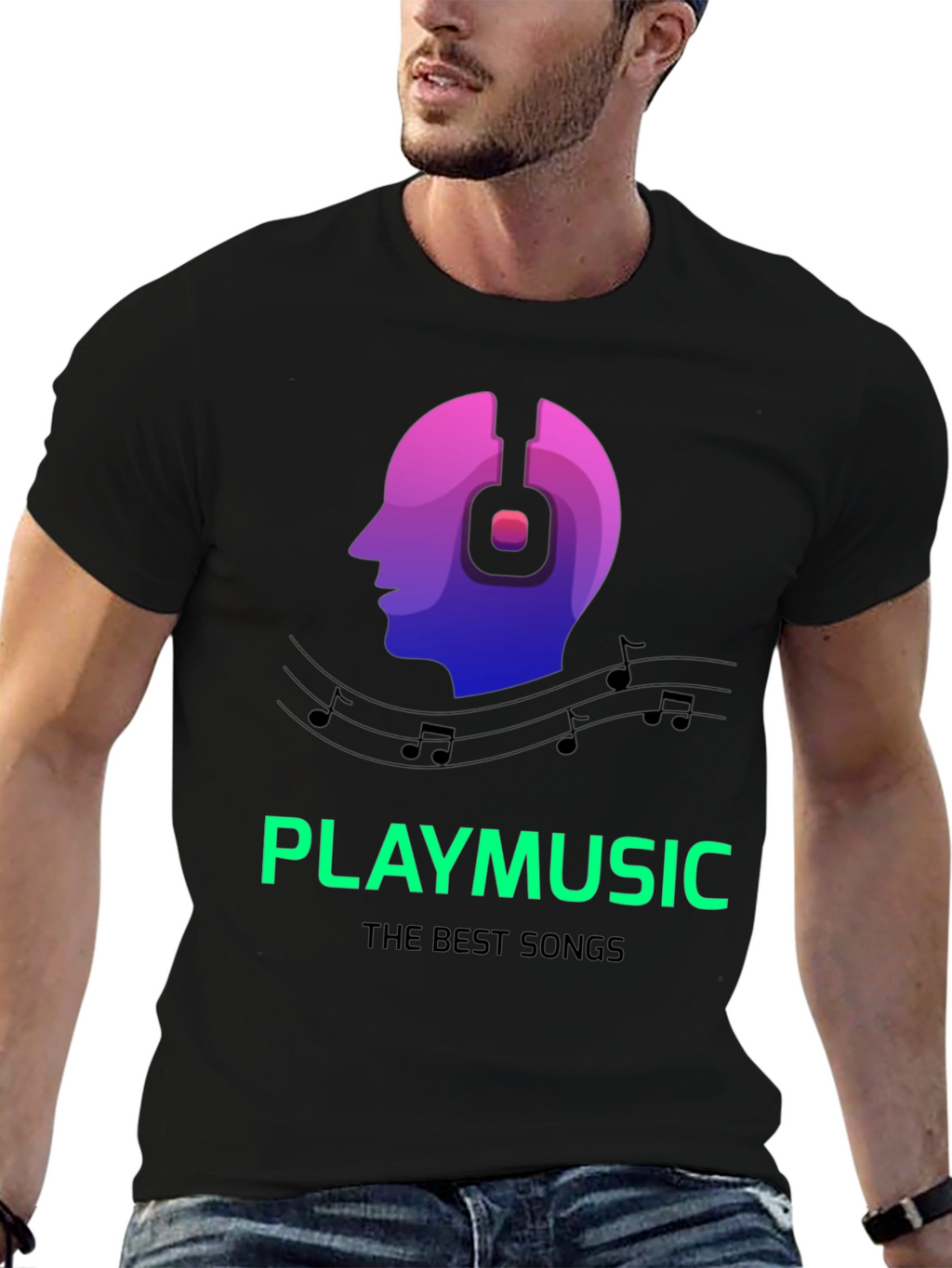 PlayMusic Graphic Tee - Stylish Comfort