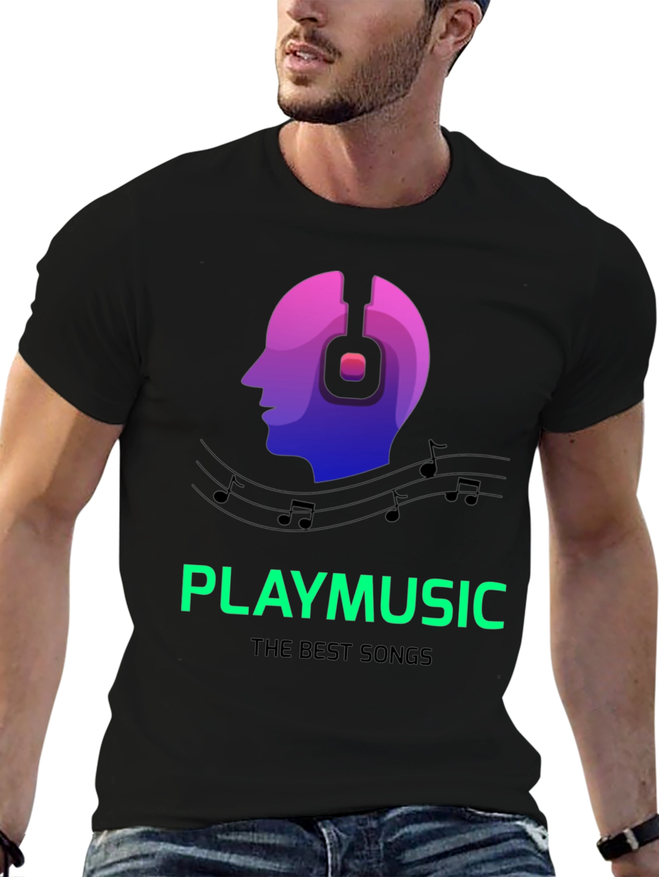 PlayMusic Graphic Tee - Stylish Comfort