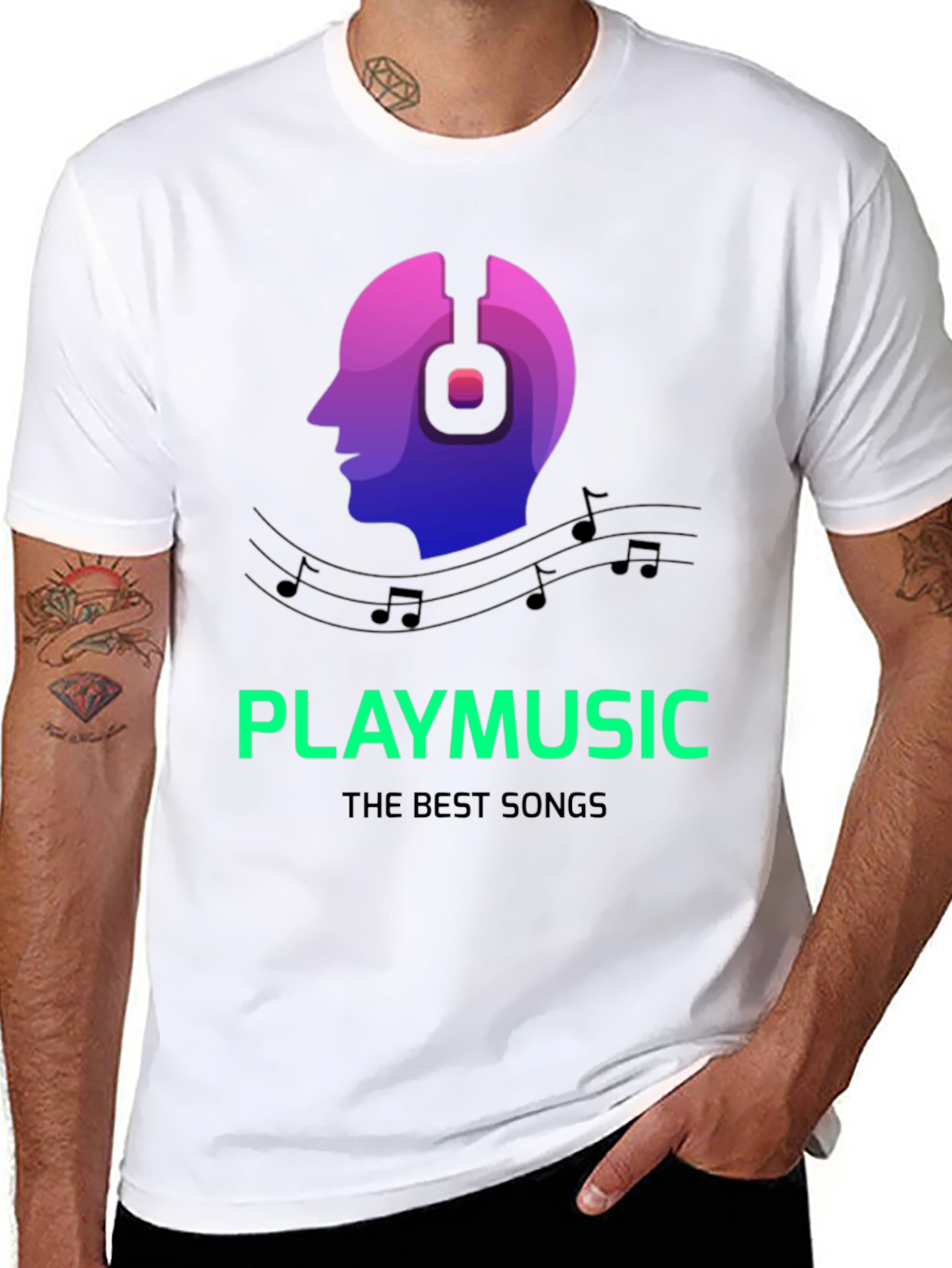 PlayMusic Graphic Tee - Stylish Comfort