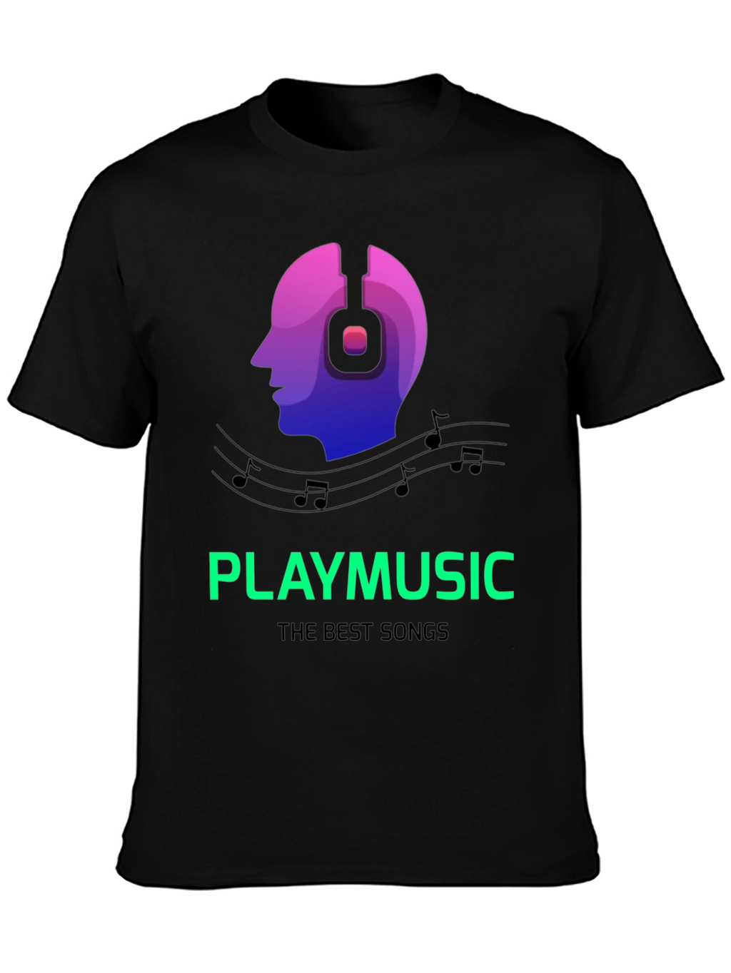 PlayMusic Graphic Tee - Stylish Comfort