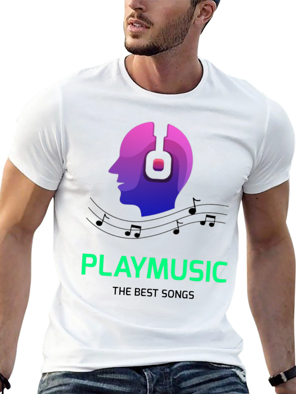 PlayMusic Graphic Tee - Stylish Comfort