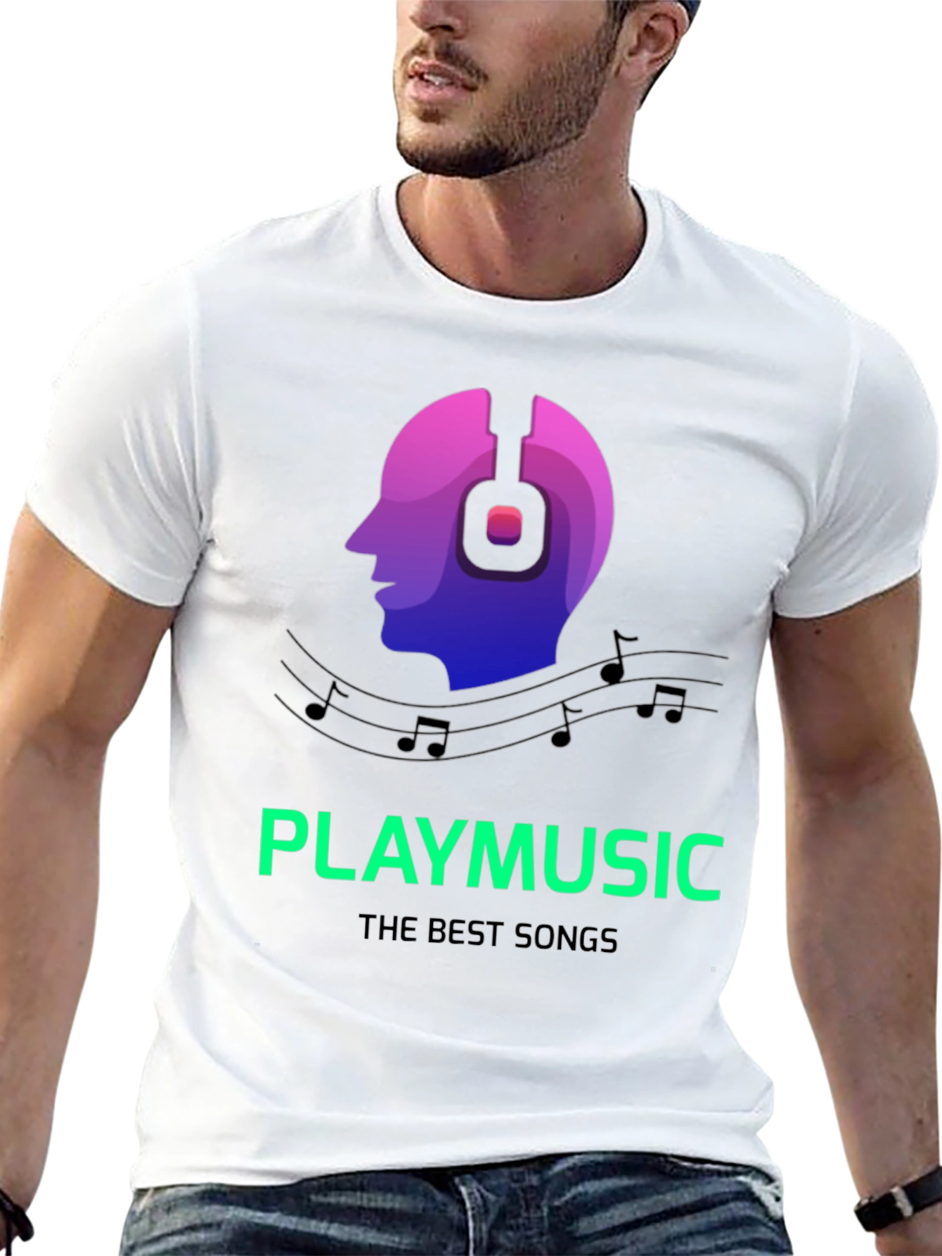 PlayMusic Graphic Tee - Stylish Comfort