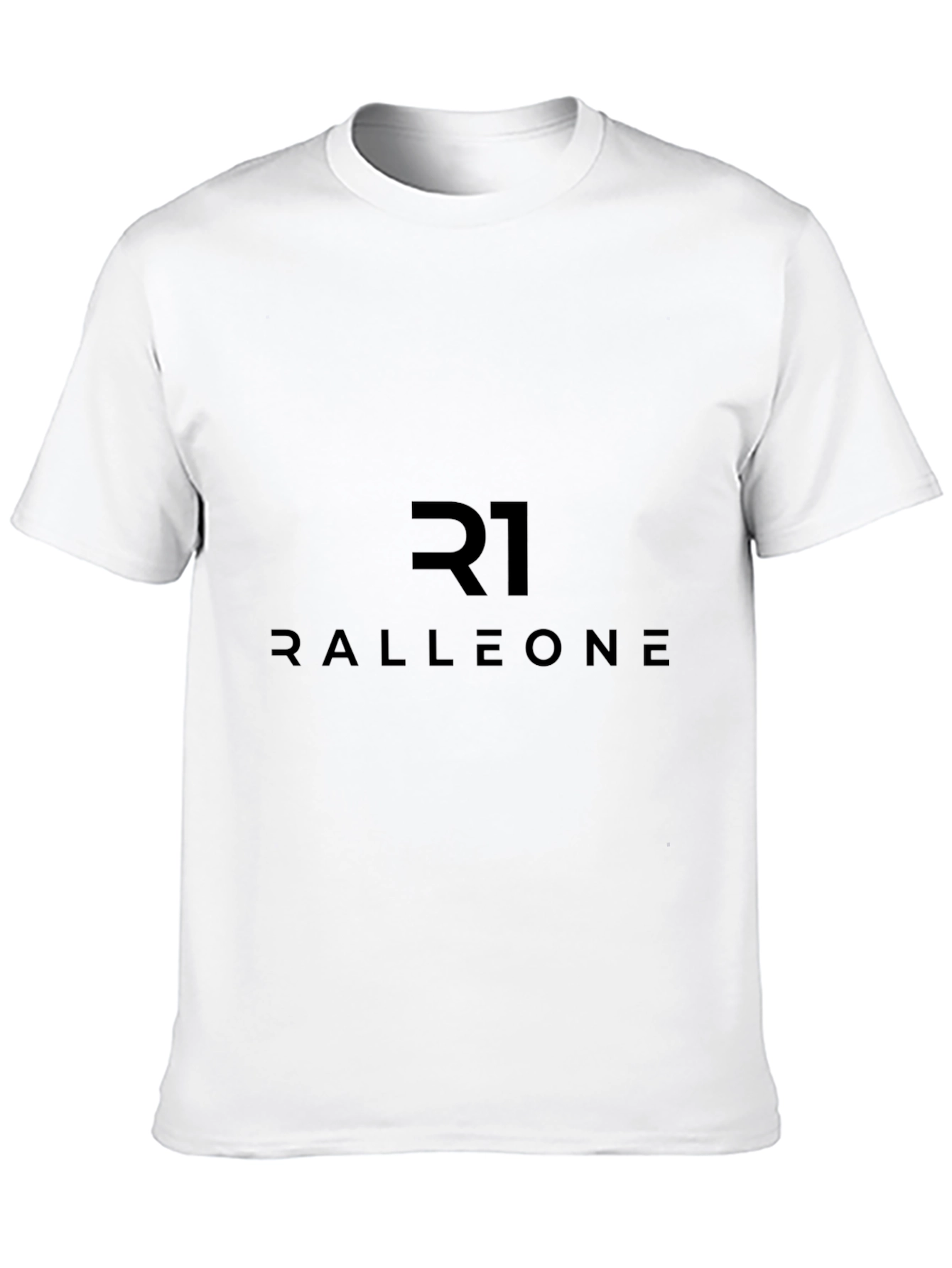 R1 RALLEONE Stylish Black Graphic T-Shirt