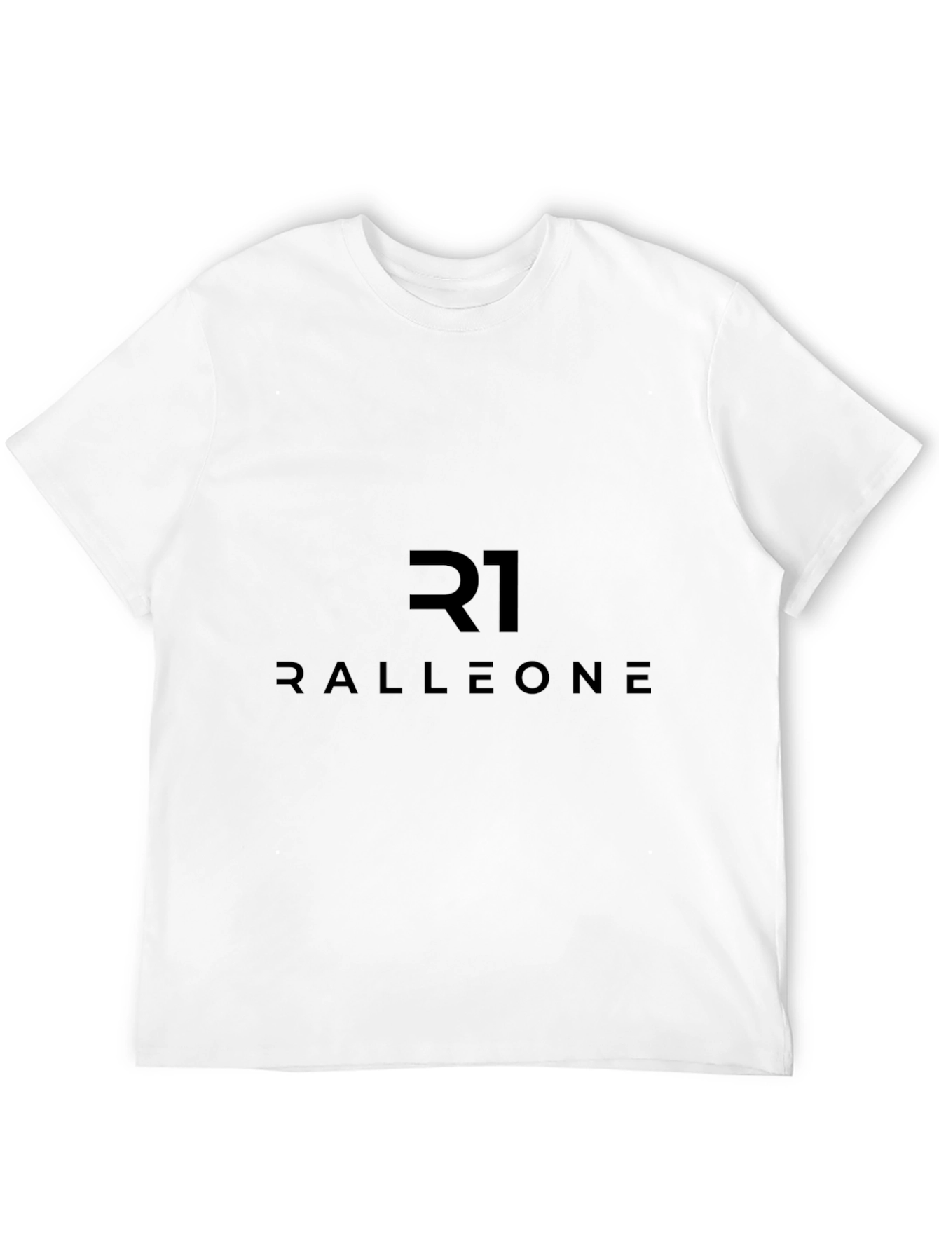 R1 RALLEONE Stylish Black Graphic T-Shirt