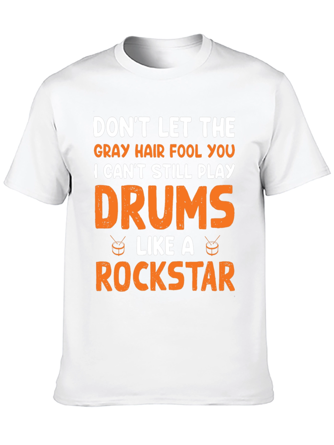 Drummer Rockstar Graphic T-Shirt