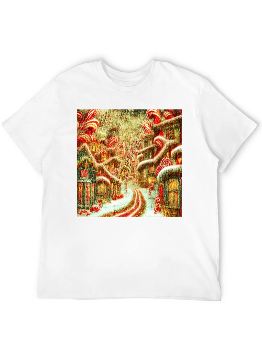 Candy Cane Lane Art T-Shirt