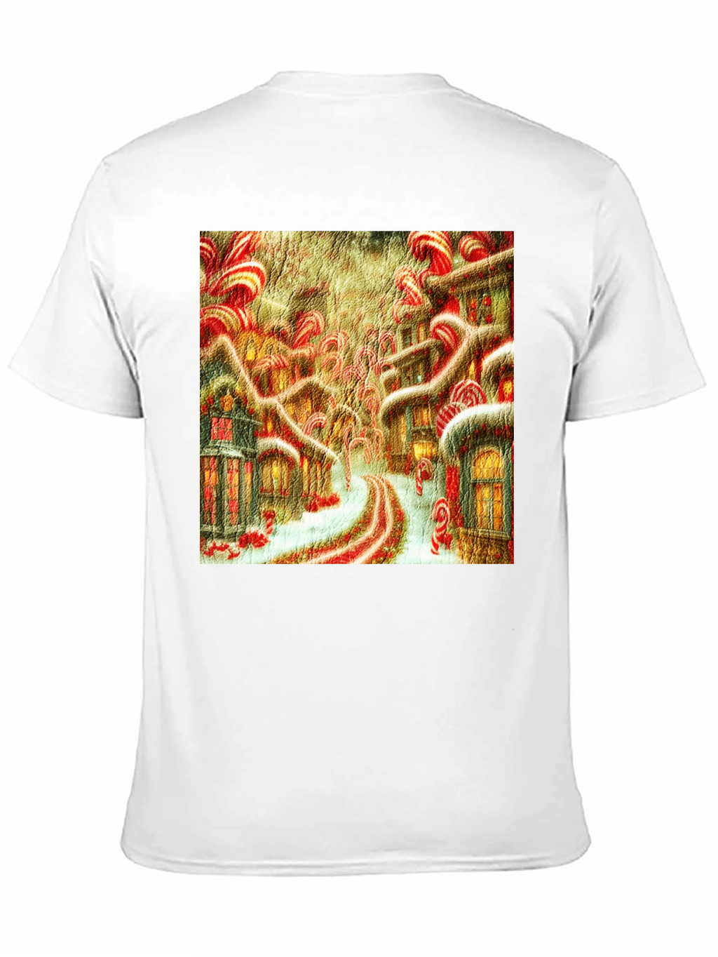 Candy Cane Lane Art T-Shirt