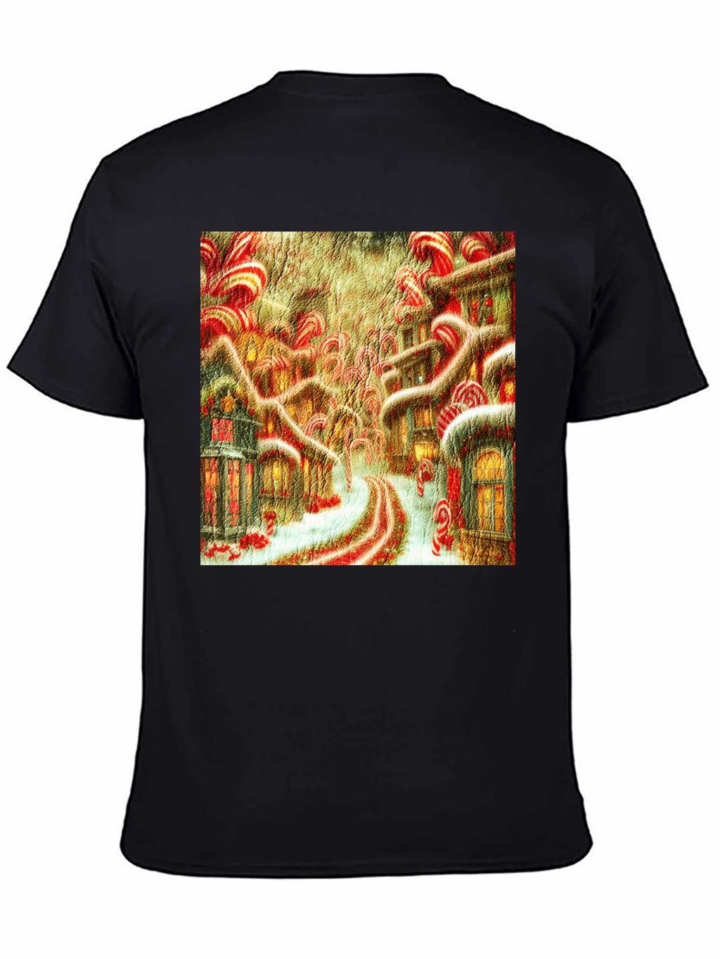 Candy Cane Lane Art T-Shirt