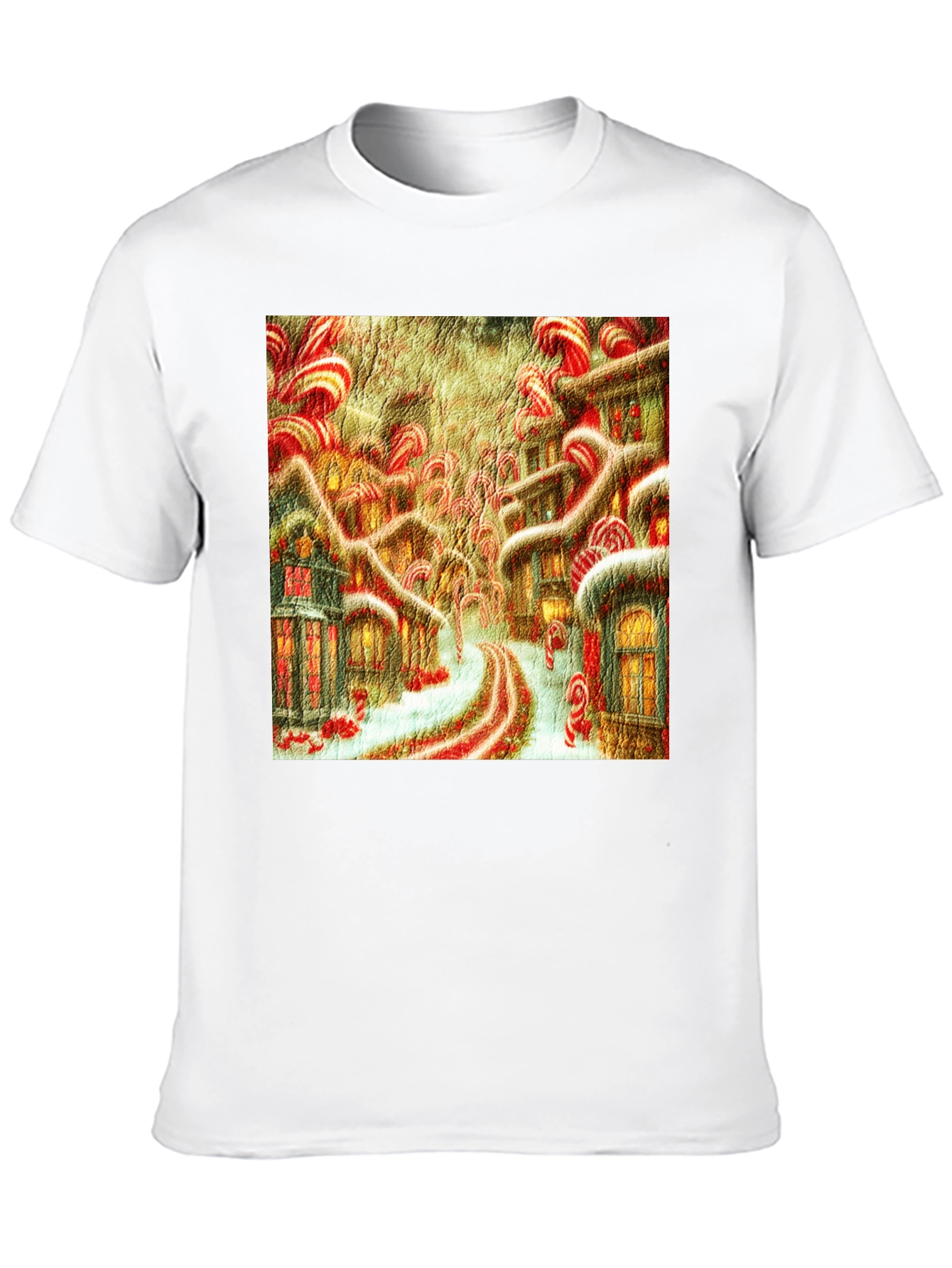 Candy Cane Lane Art T-Shirt