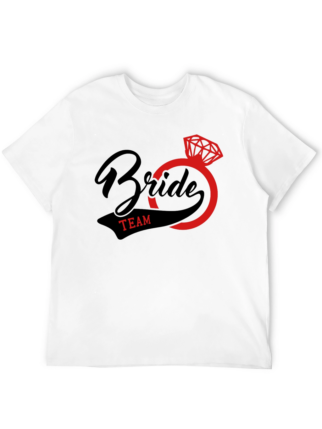 Bride Team Graphic Tee - Black