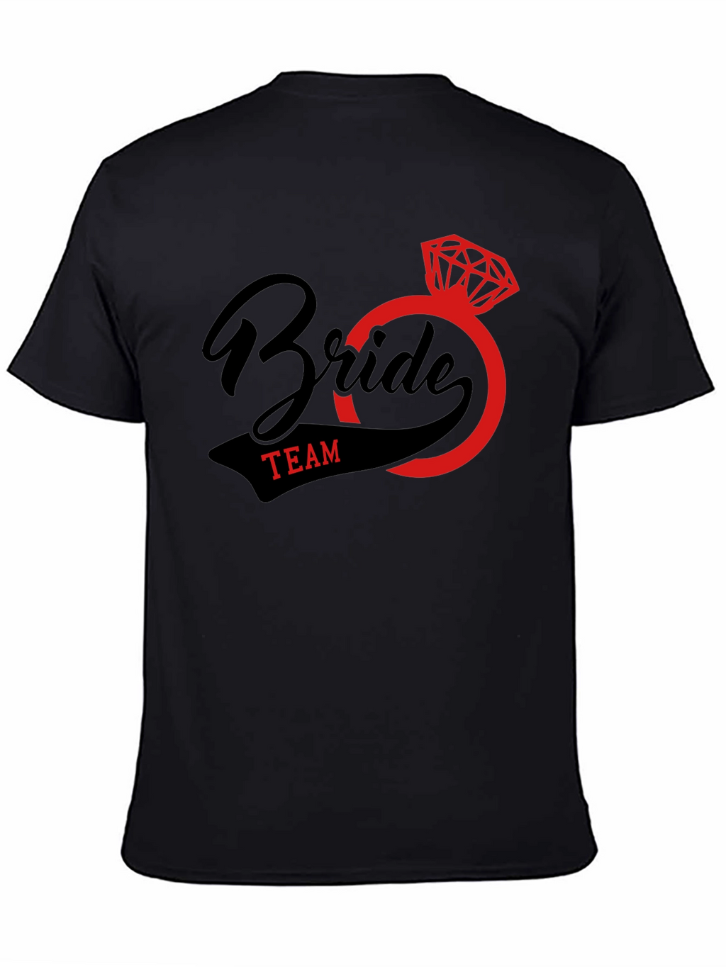 Bride Team Graphic Tee - Black