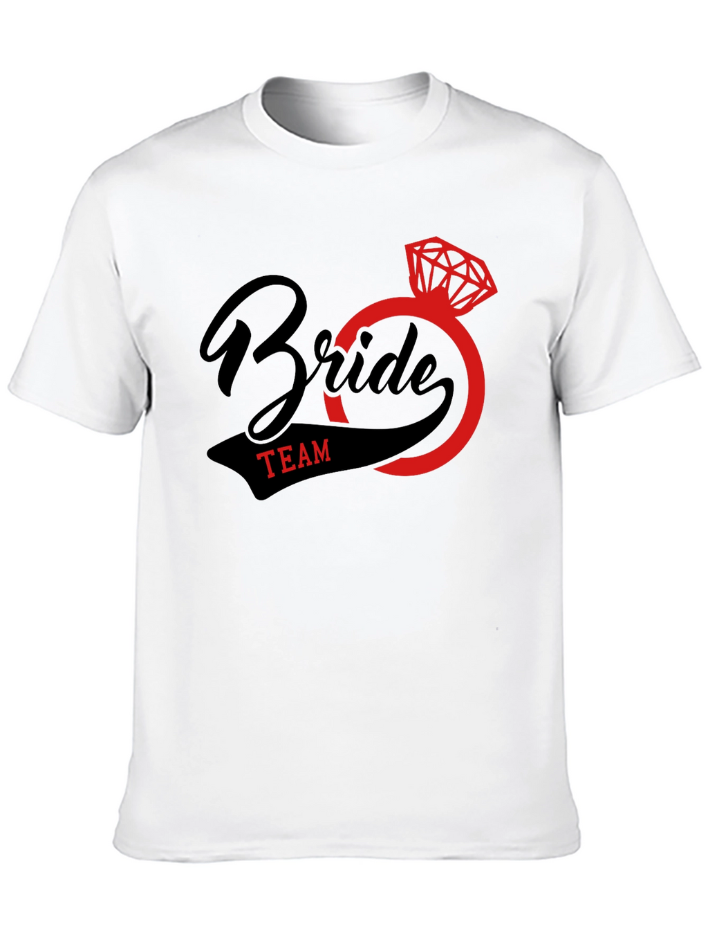 Bride Team Graphic Tee - Black