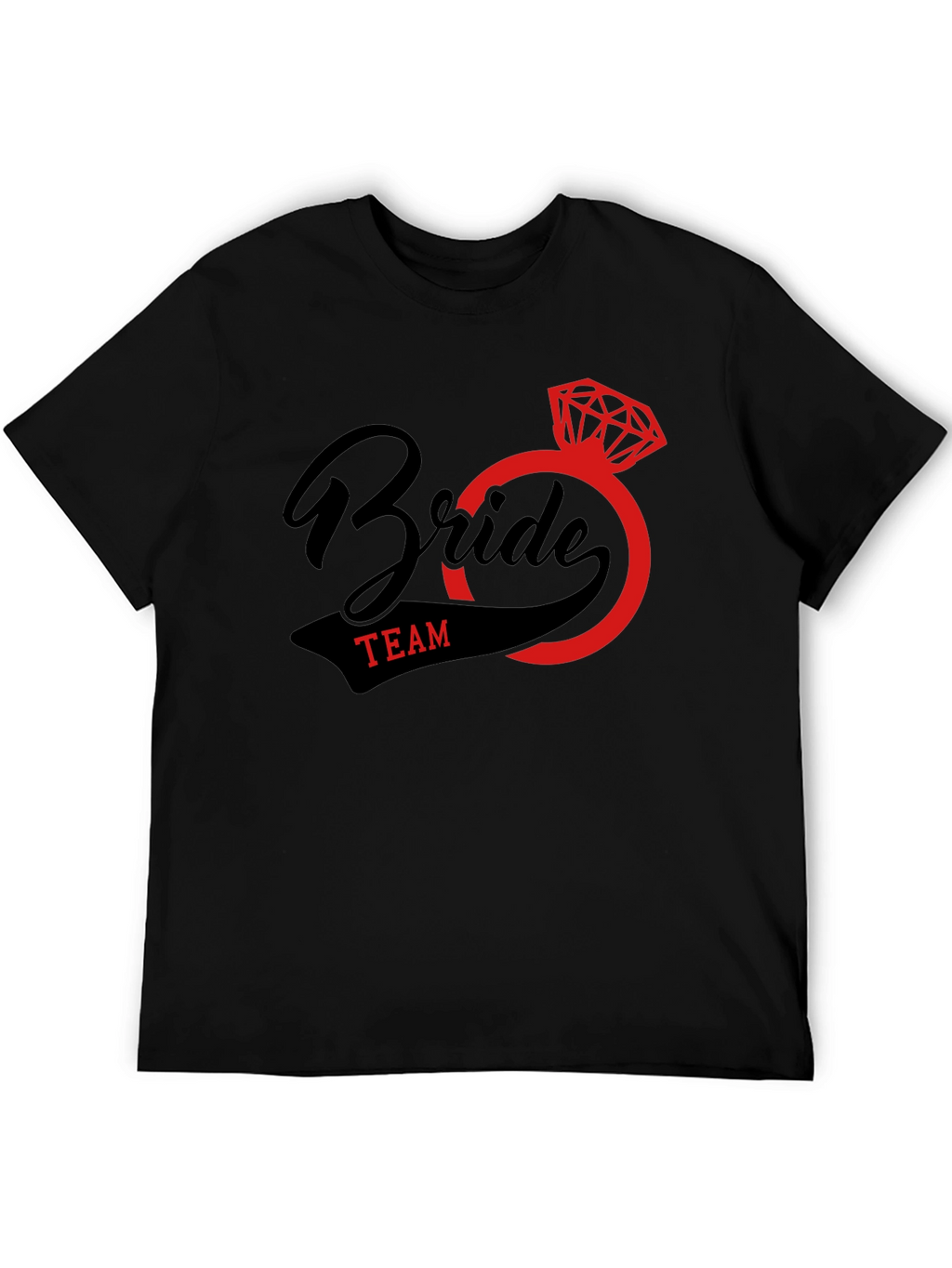 Bride Team Graphic Tee - Black