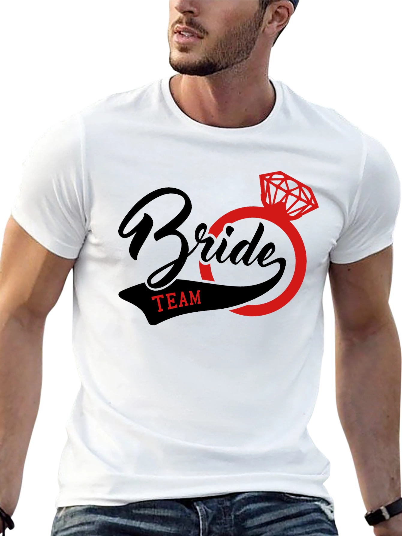 Bride Team Graphic Tee - Black