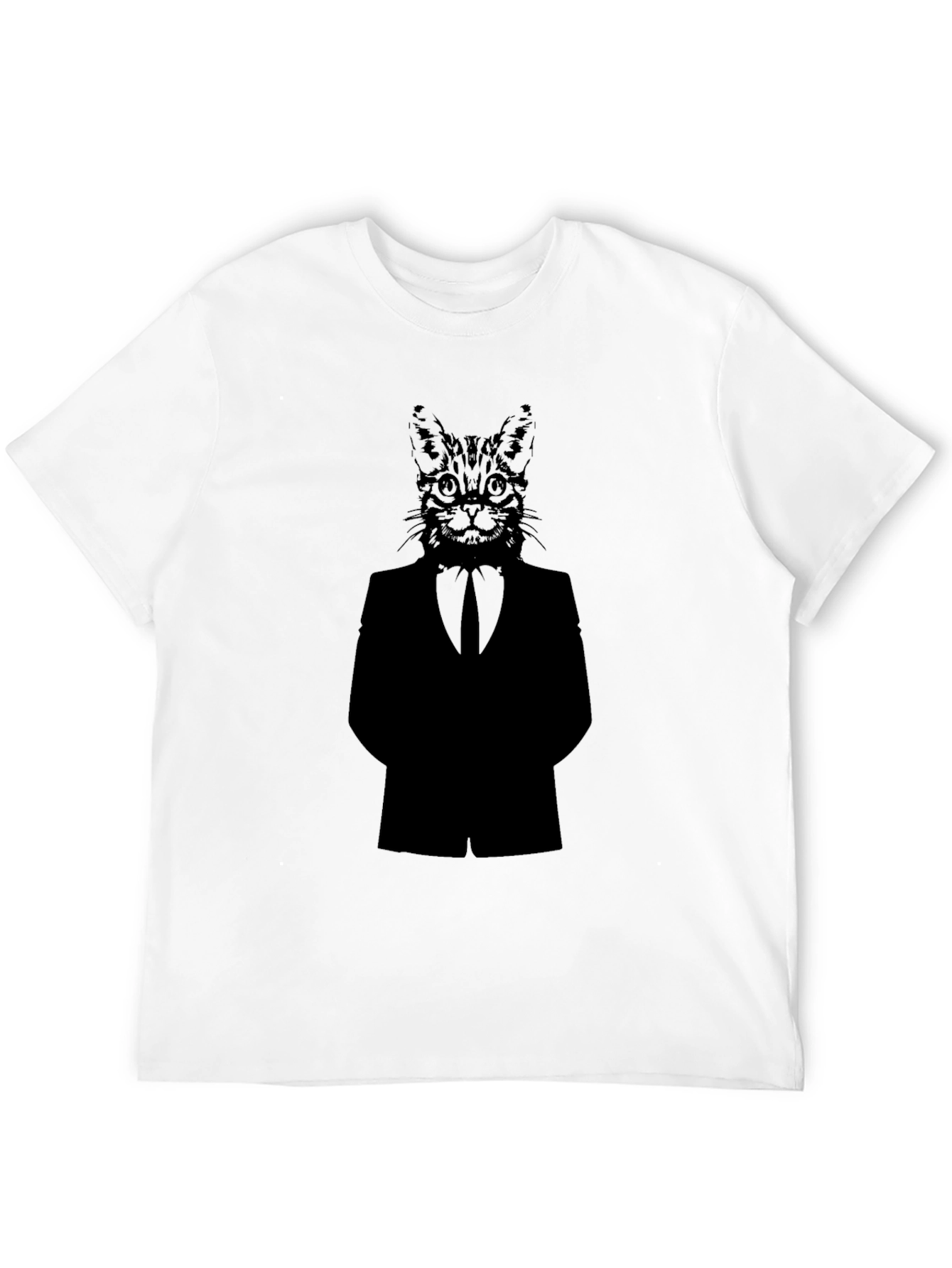 Cat Suit Graphic Tee - Premium Cotton Comfort