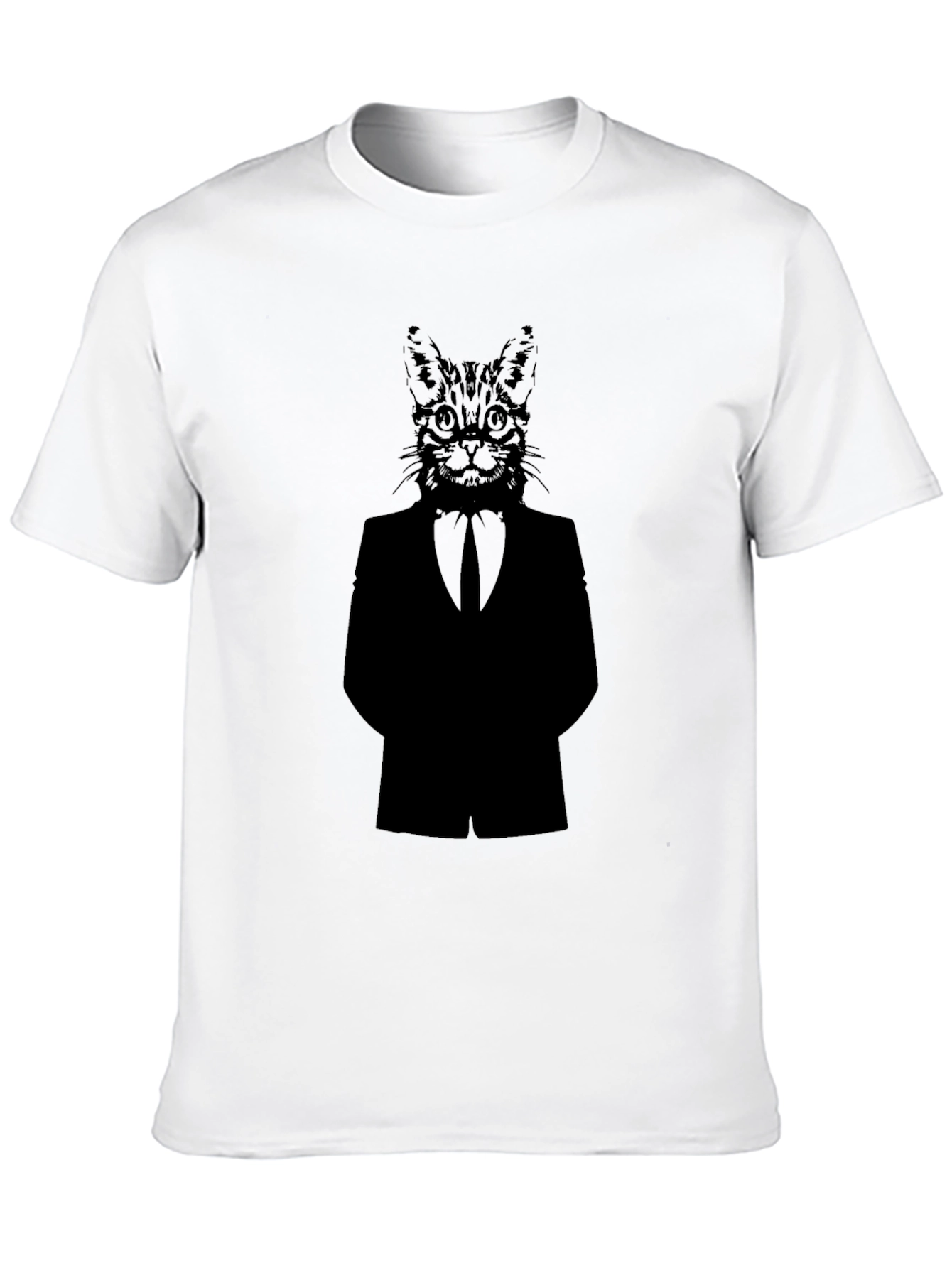 Cat Suit Graphic Tee - Premium Cotton Comfort