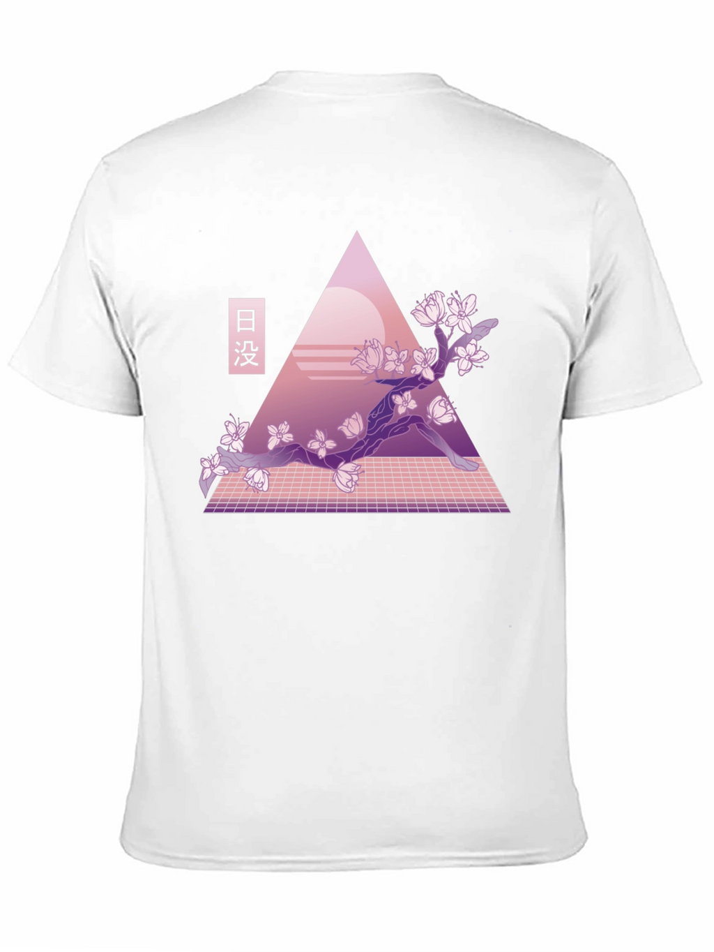 Aesthetic Sunset Triangle Tee