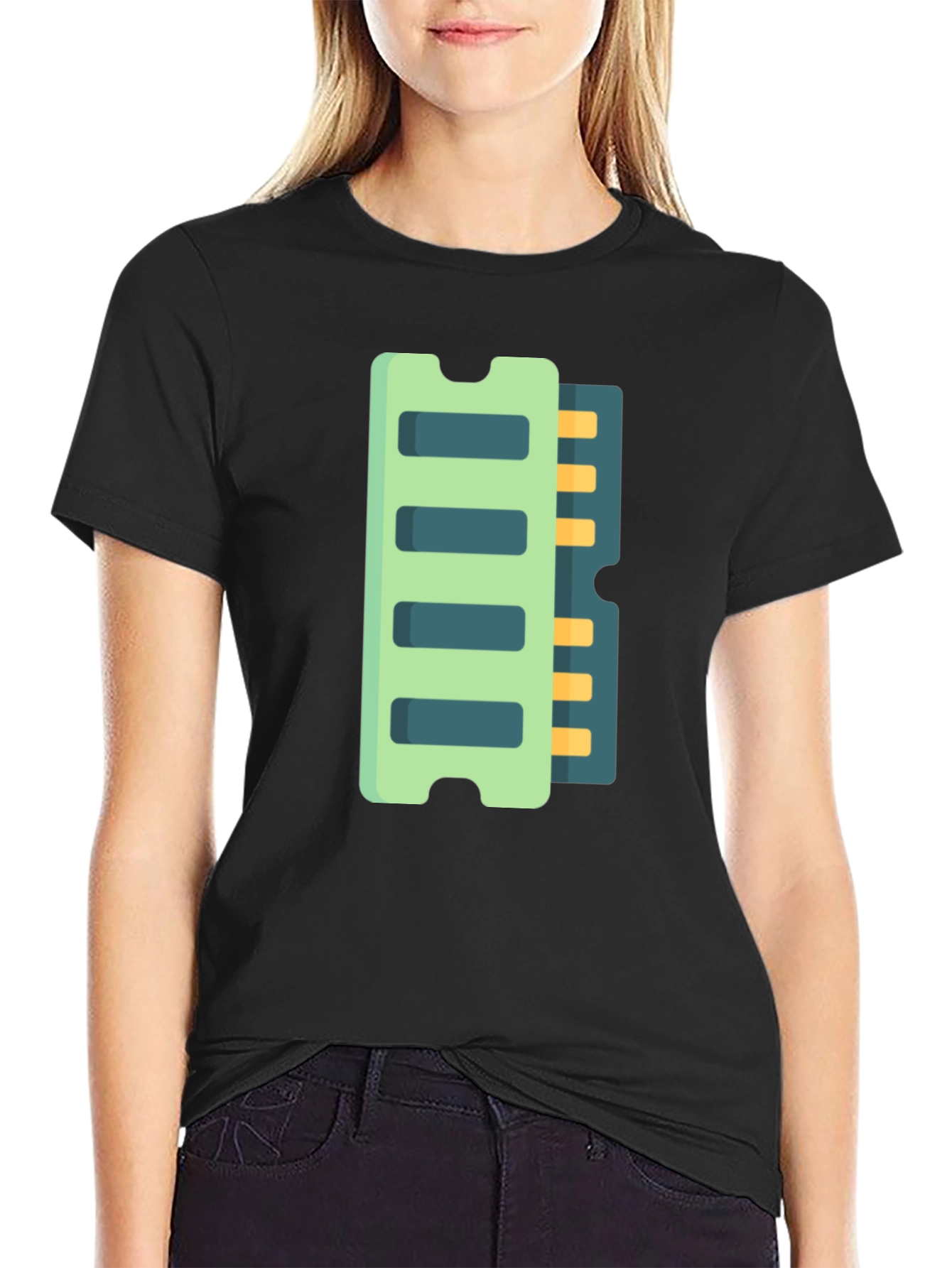 RAM Chip Graphic Tee - Geeky Style!