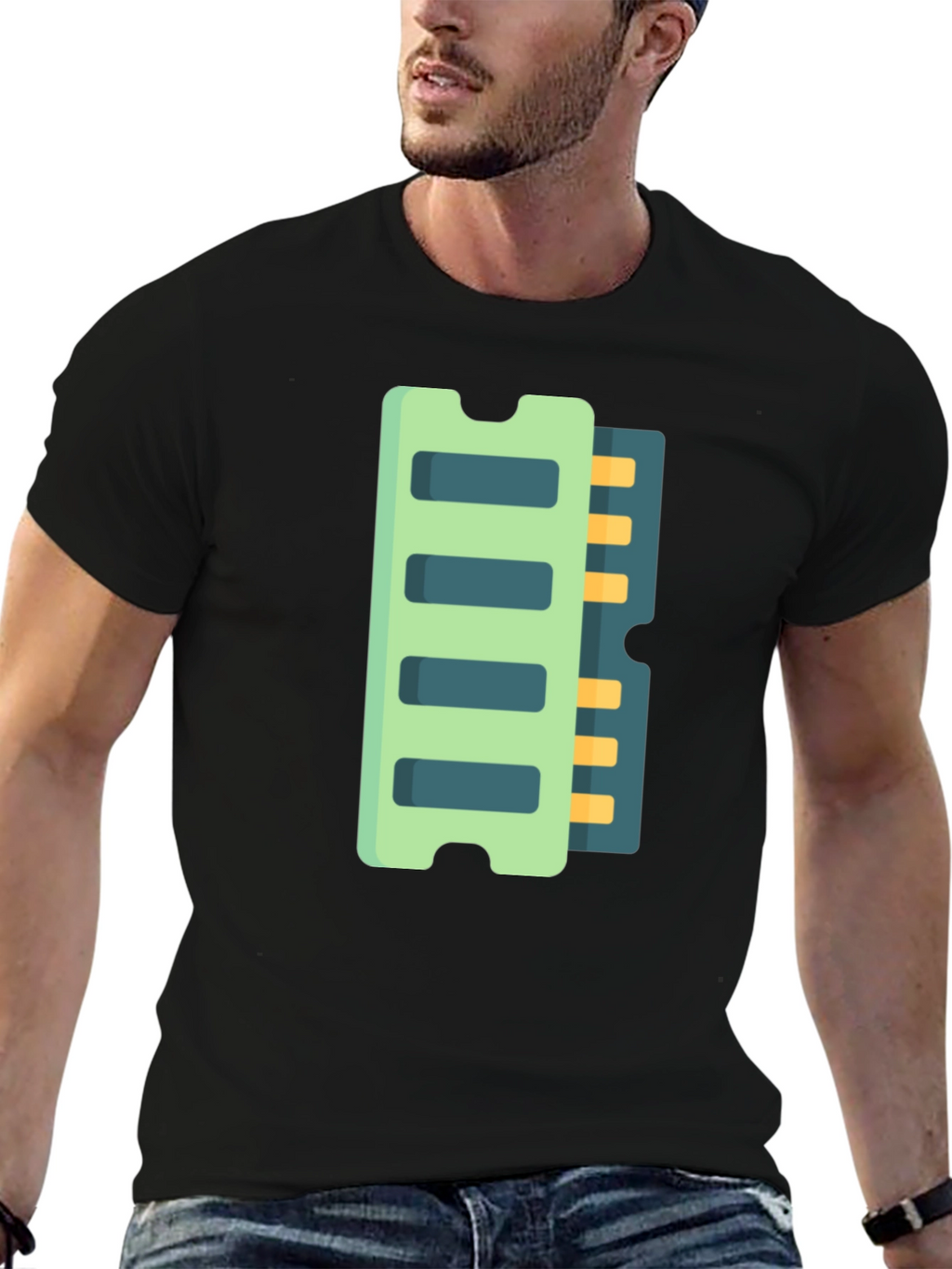 RAM Chip Graphic Tee - Geeky Style!